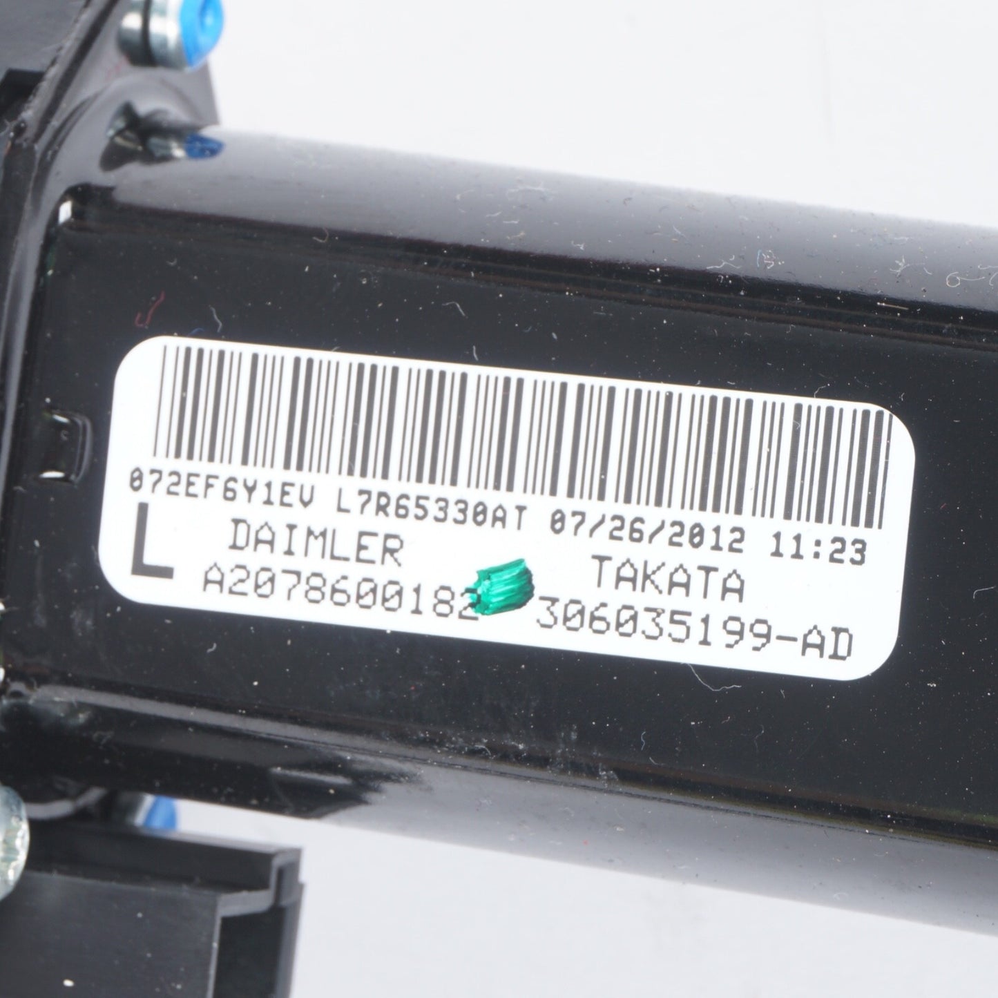 10-17 Mercede W207 E350 E550 E400 Convertible Left Seat Belt Feeder Motor 27k