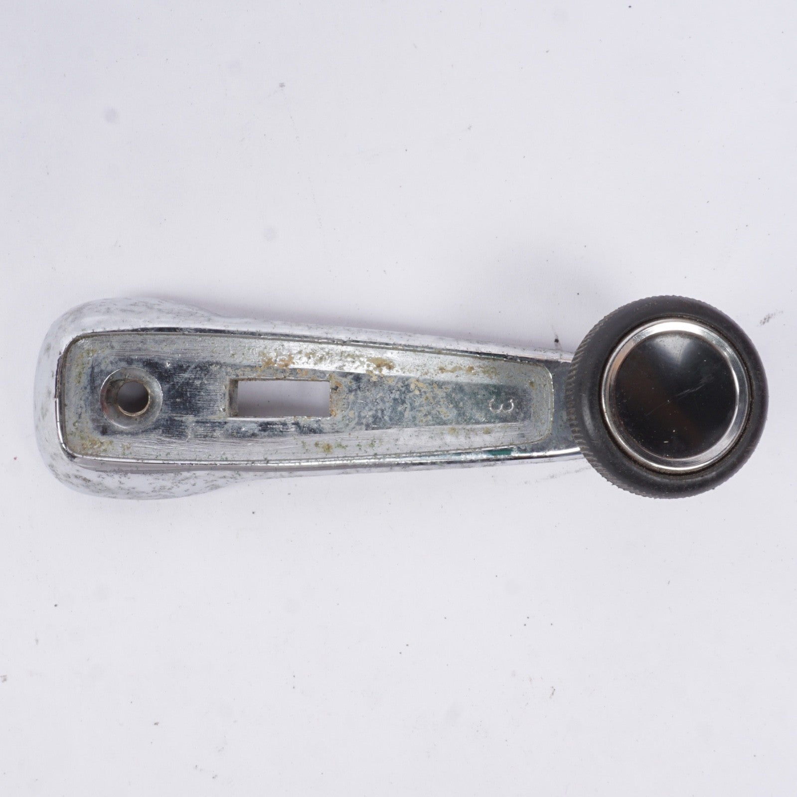 1974 Mercedes	Benz 240D Diesel Passenger Front Window Crank Handle Chrome OEM