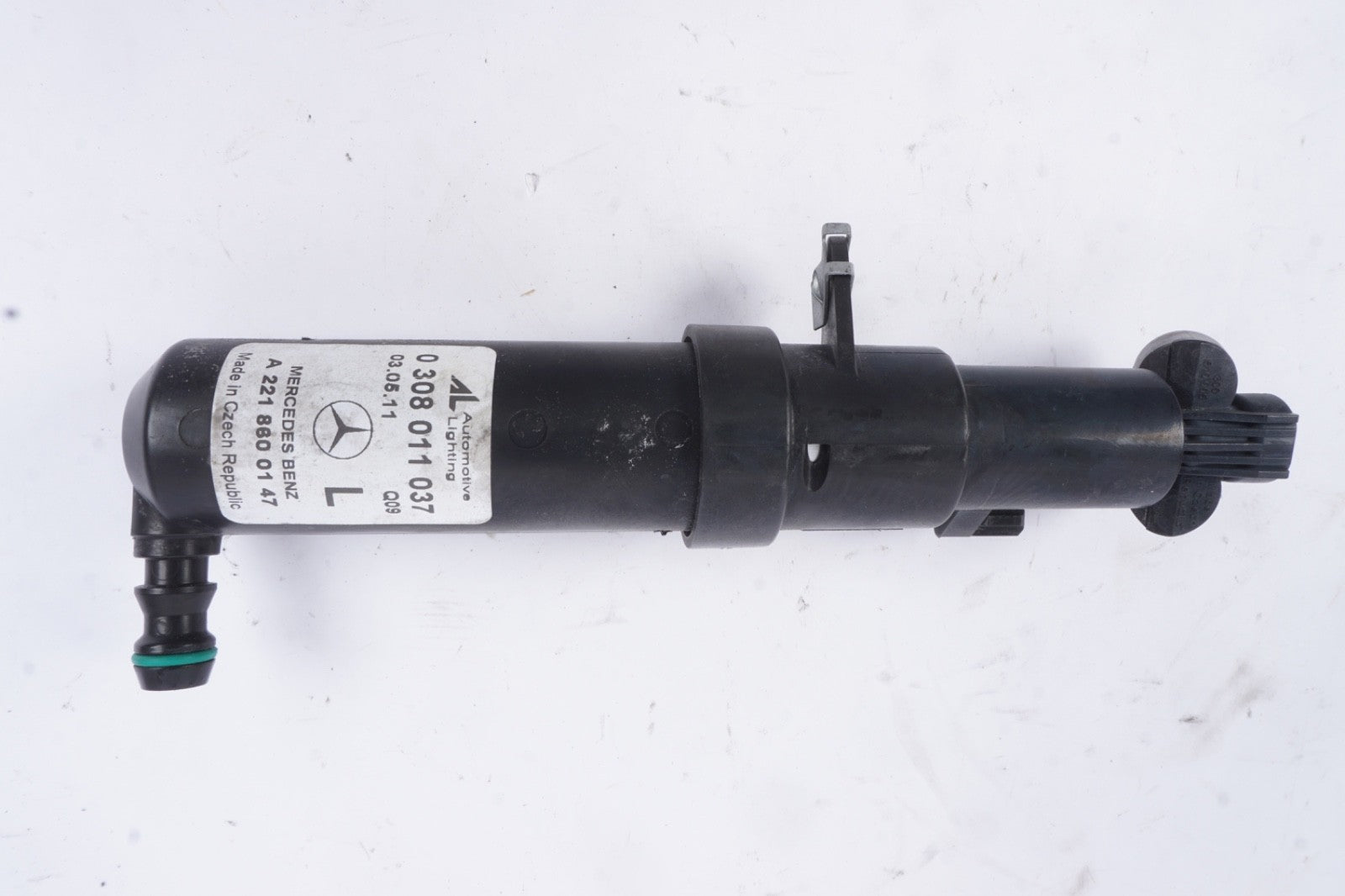 07-14 Mercedes W221 S400 CL550 S550 Left Side Headlight Washer Nozzle Pump OEM