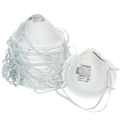 3M 8200 N95 Disposable Particulate Respirator, 20/Dispenser (Pack of 20)