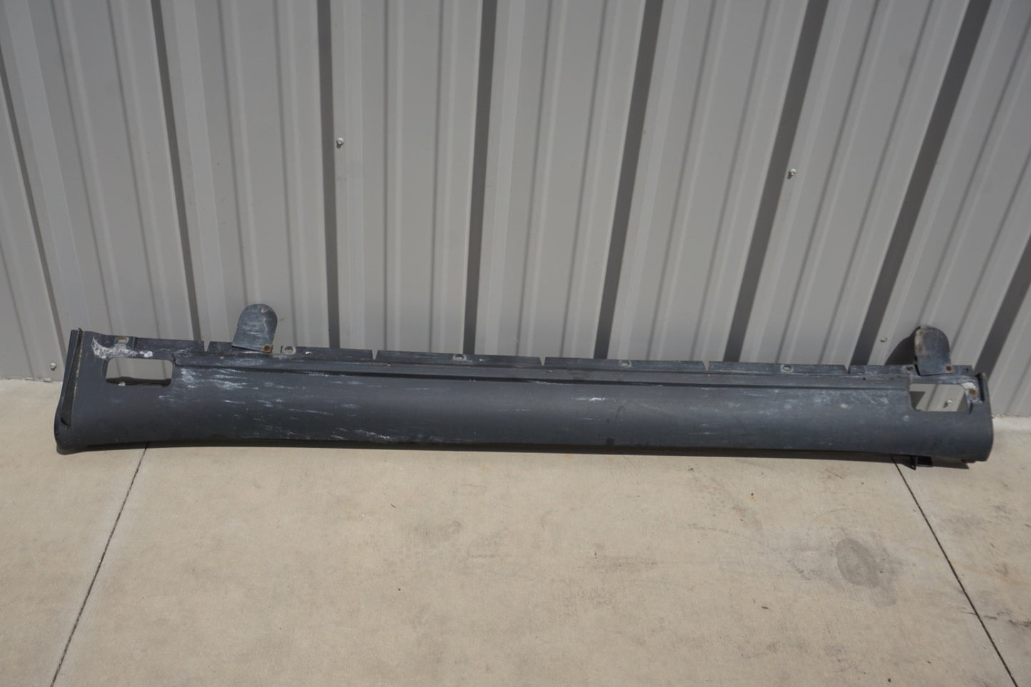 11-18 Porsche Cayenne 958 Left Driver Side Rocker Panel Side Skirt Black Oem