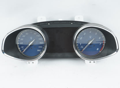 2014 - 2017 MASERATI QUATTROPORTE SPEEDOMETER INSTRUMENT CLUSTER OEM 51K