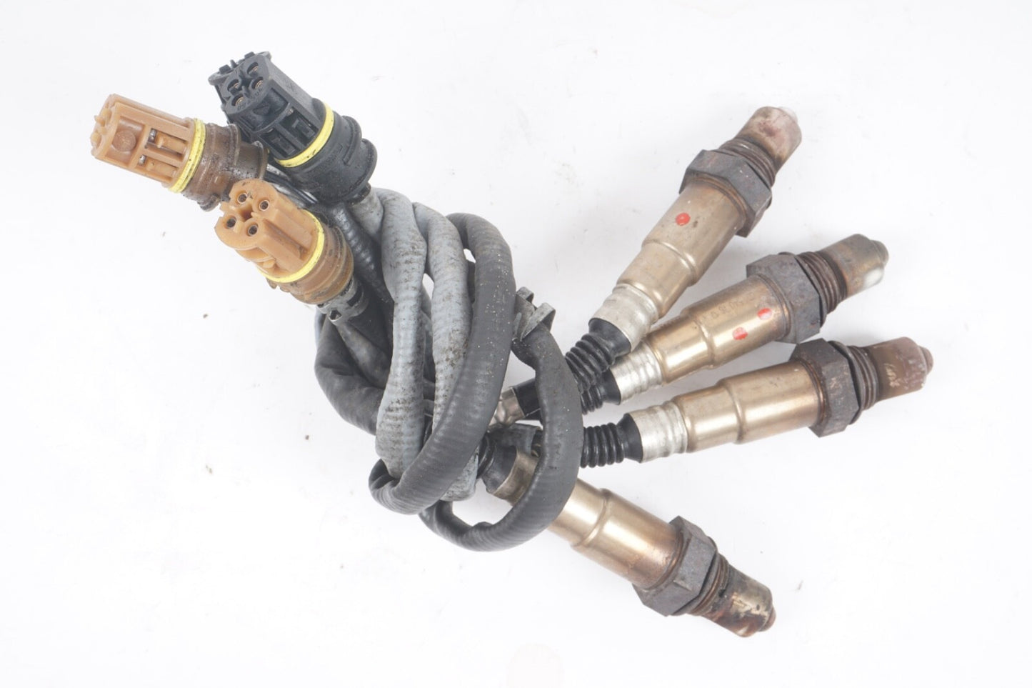 03-08 Mercedes R230 SL500 SL55 AMG Oxygen O2 Sensor Lambda Set of 4 OEM
