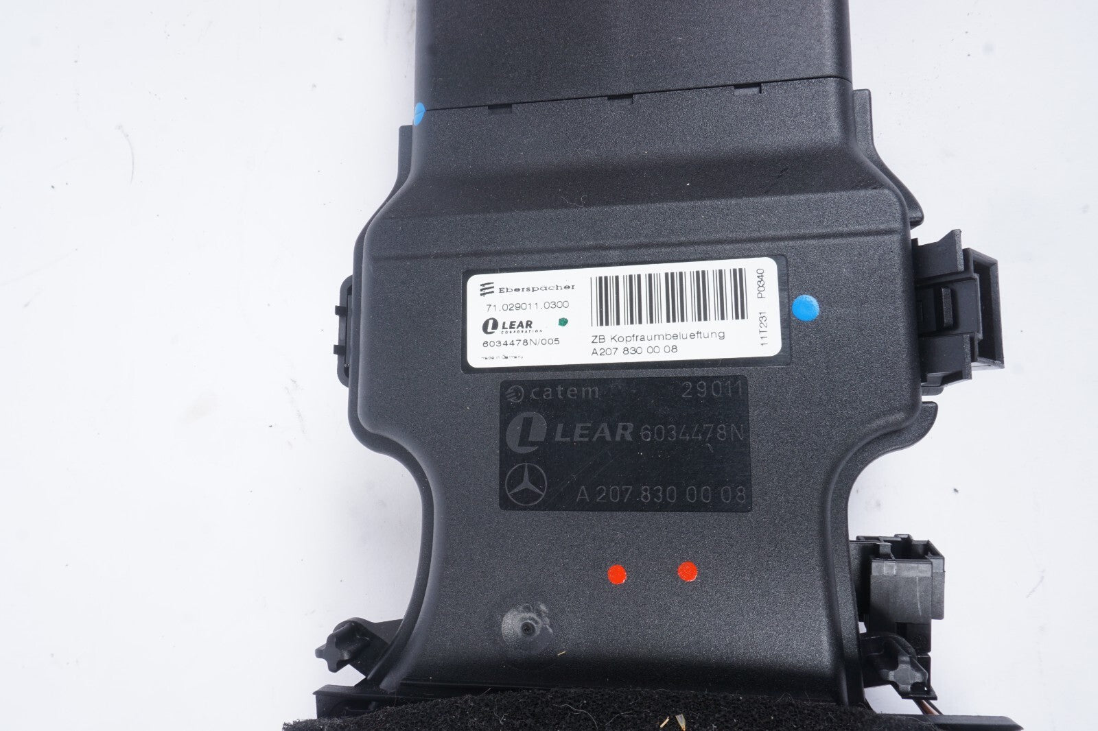 10-17 Mercedes W207 E350 E550 Coupe Front Right Seat Blower Fan Motor OEM