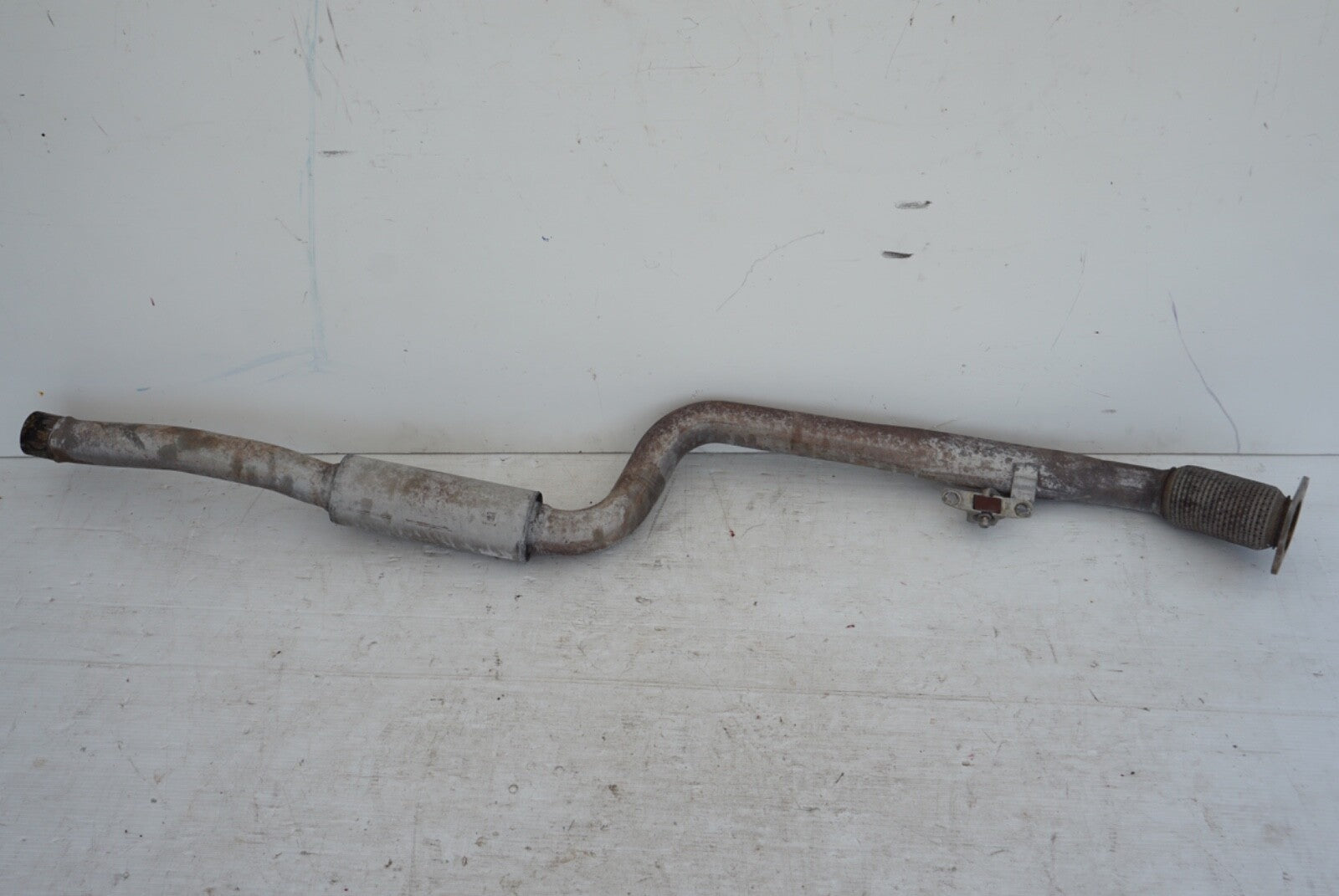 2017-2019 ALFA ROMEO GIULIA 2.0L RWD EXHAUST SYSTEM FRONT RESONATOR PIPE OEM
