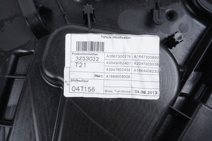 2012 - 2015 Mercedes GL450 ML500 Rear Right Side Window Regulator Panel OEM