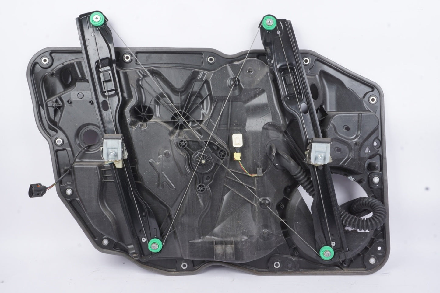 2011-2018 PORSCHE CAYENNE FRONT RIGHT DOOR WINDOW REGULATOR W/ CARRIER OEM