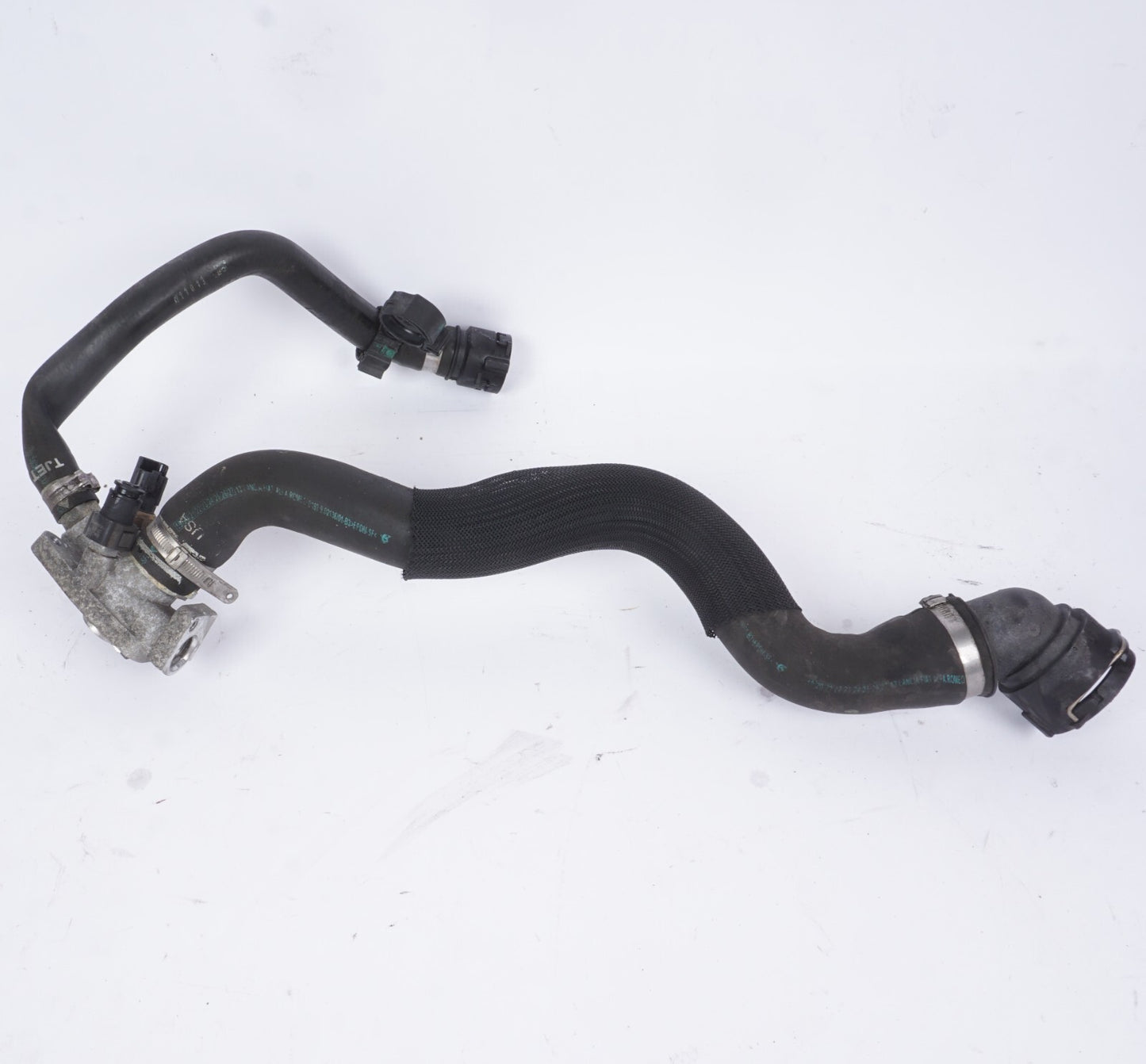 14 - 17 Fiat 500L 1.4l Engine Coolant Thermostat w/ Hose Pipe OEM 36k