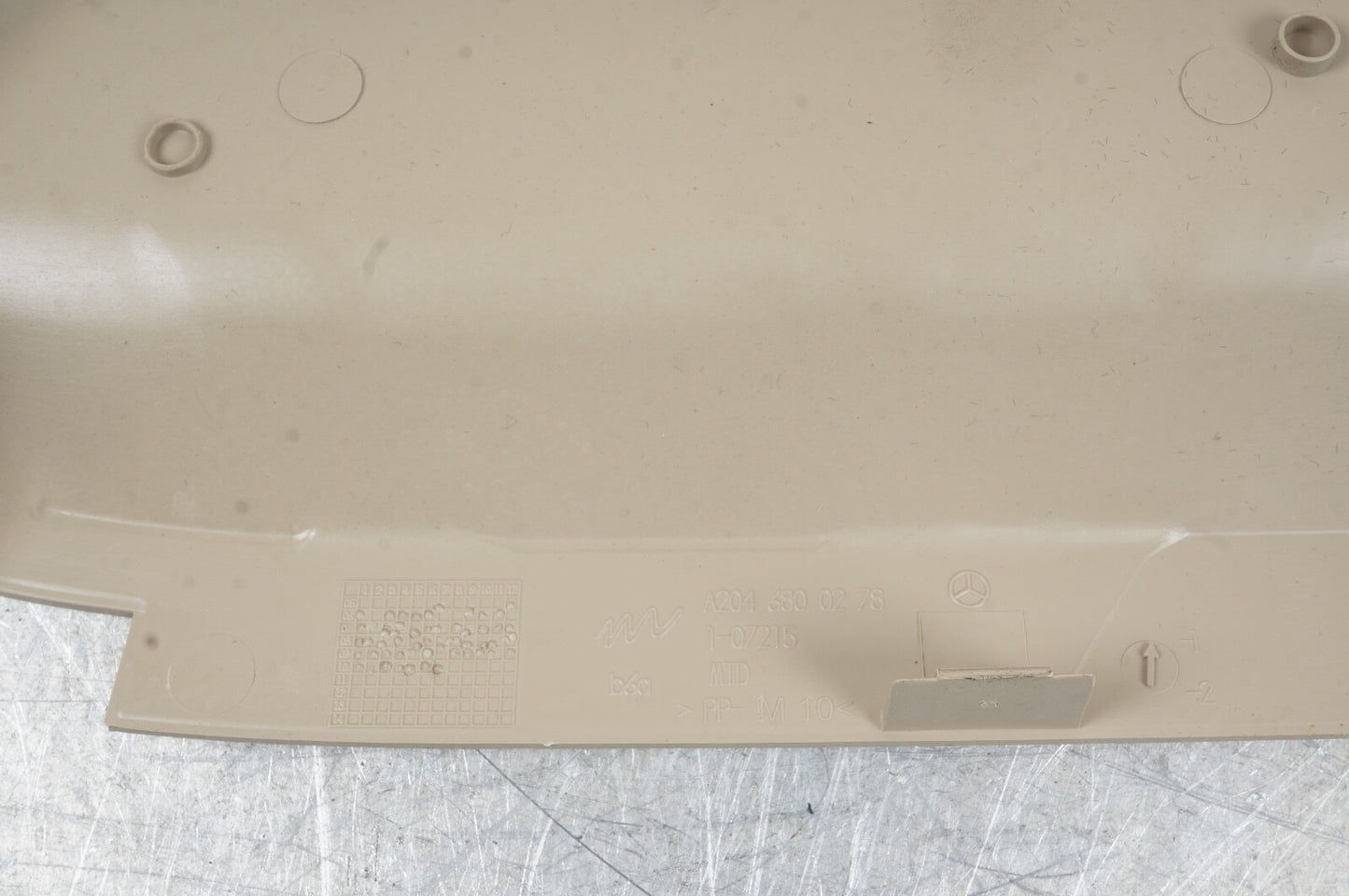 08-14 Mercedes W204 C250 C350 Dashboard Dash Board Trim Panel Left Right Beige