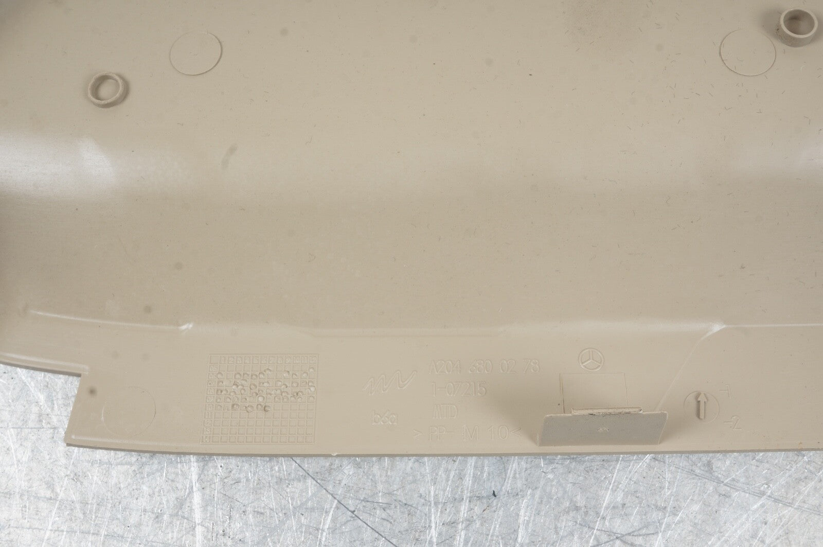 08-14 Mercedes W204 C250 C350 Dashboard Dash Board Trim Panel Left Right Beige