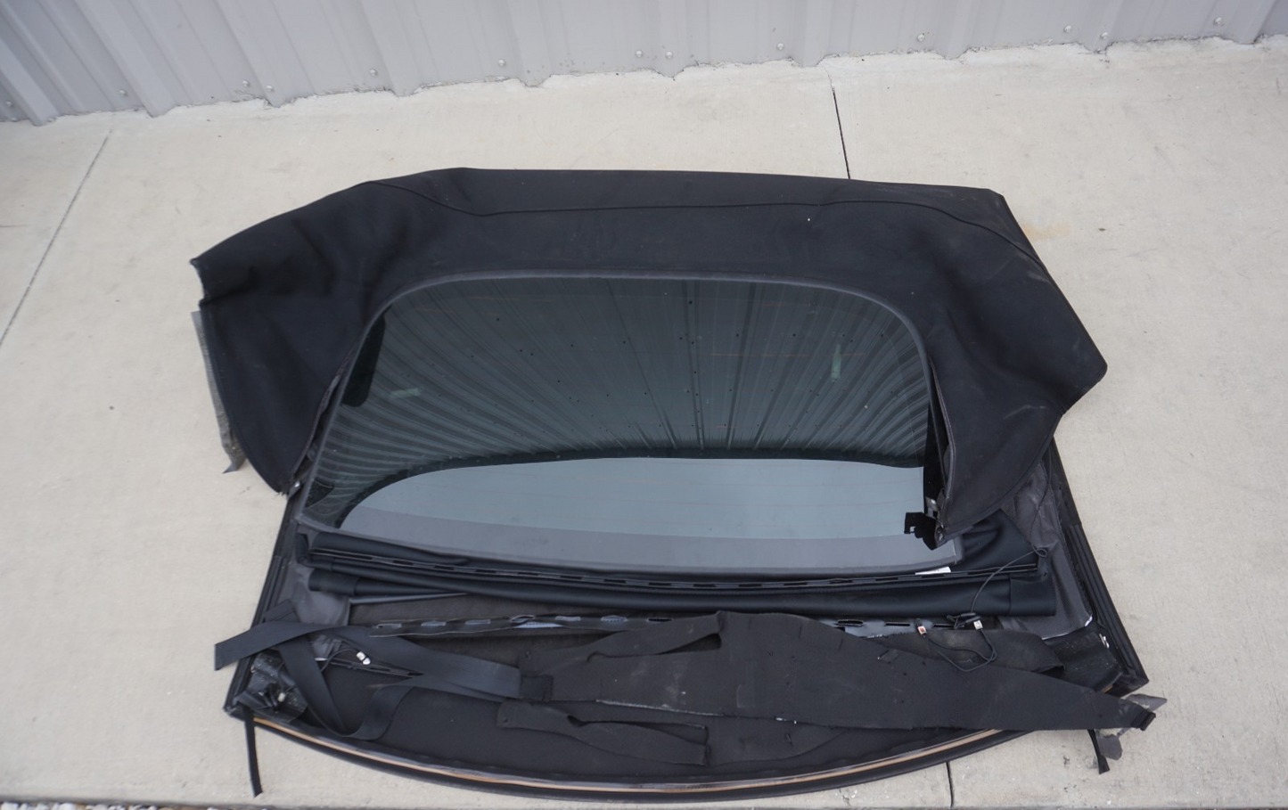 11-17 Mercedes W207 E350 E550 Convertible Soft Top Roof Black 2077700082 OEM