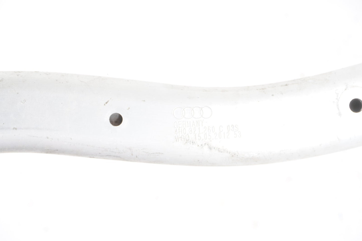 11-17 AUDI A8L A8 FRONT FENDER SUPPORT BRACKET LEFT & RIGHT OEM