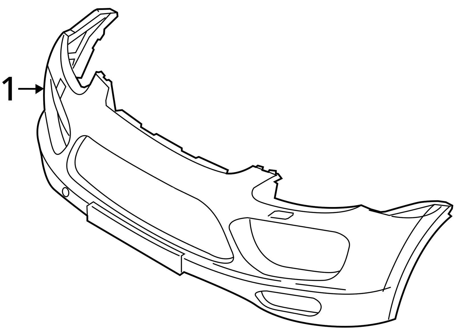 11-14 Porsche Cayenne 958 Front Bumper Cover 95850522131 HAS BAMAGE