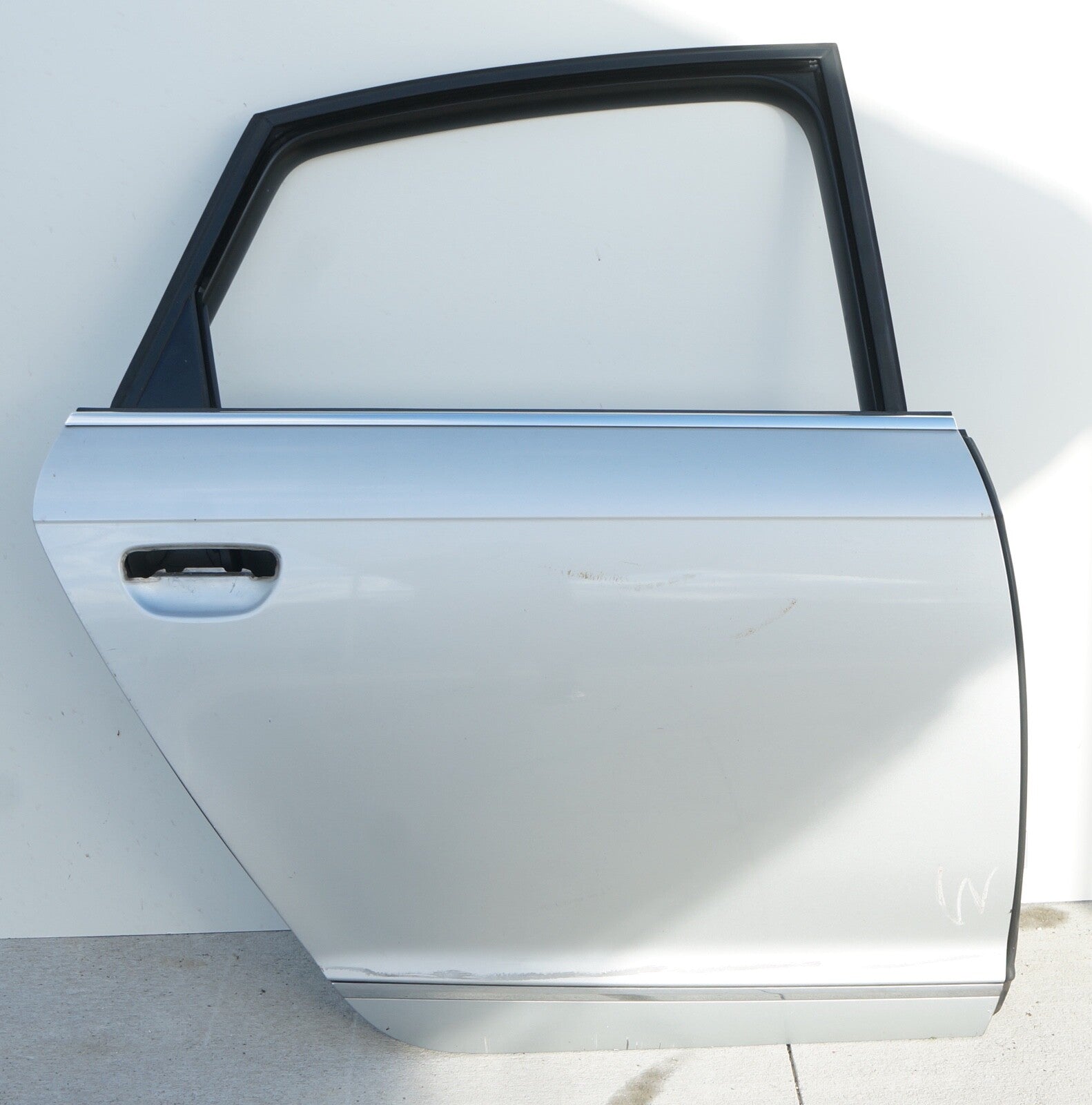 2005 - 2011 AUDI A6 RIGHT REAR DOOR SHELL SILVER