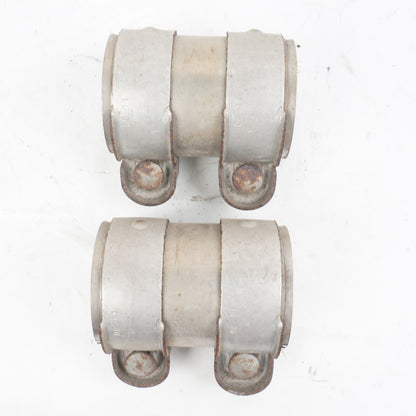 2011-2018 Audi A8 A8L Exhaust Clamp Set Of 2 OEM