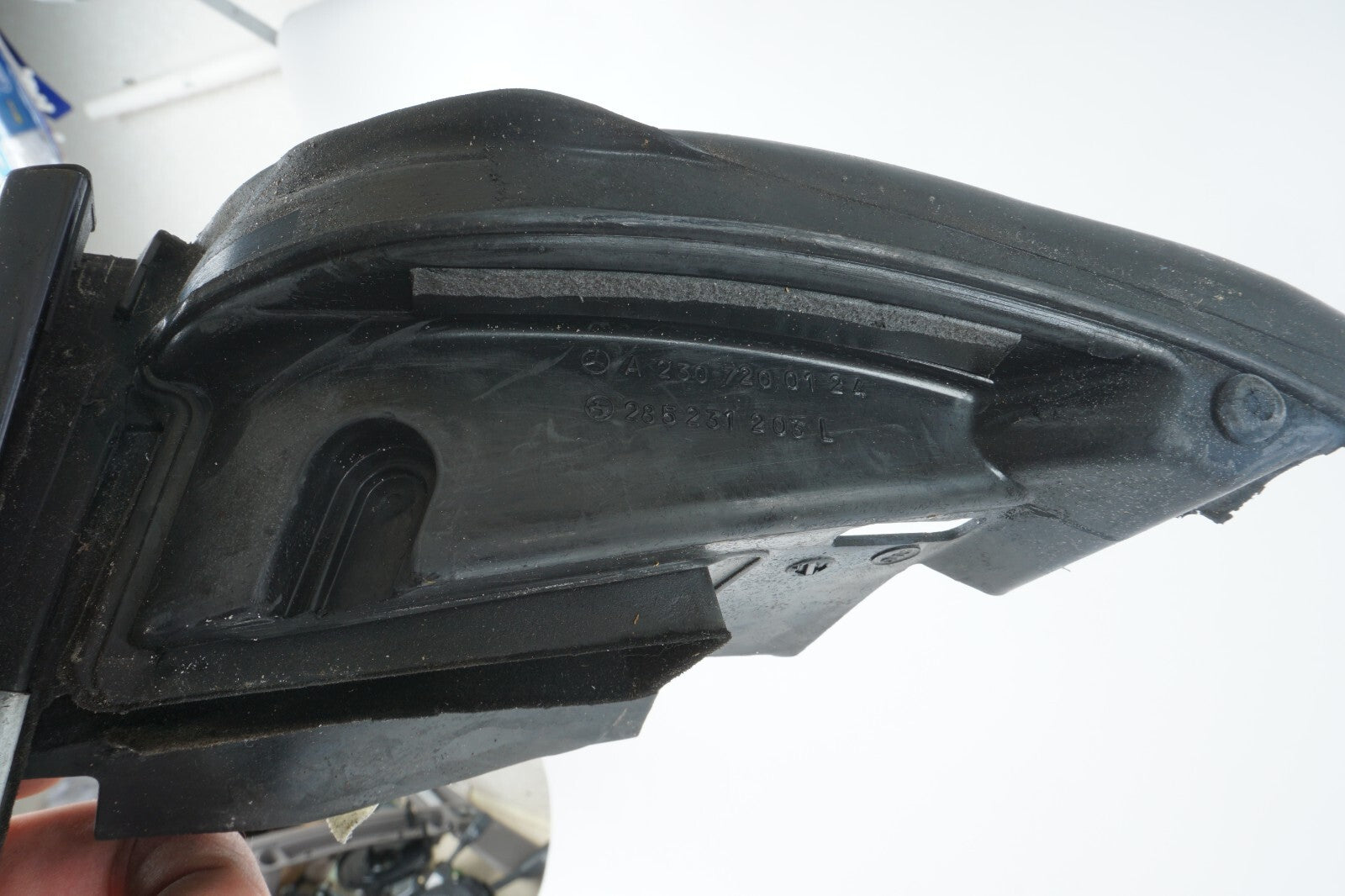 03 - 12 Mercedes R230 SL500 Door Window Weather Seal Molding Front Left  OEM