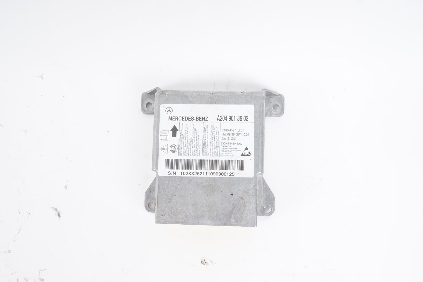 08-14 Mercedes C300 W204 CONTROL MODULE COMPUTER A2049013602 OEM