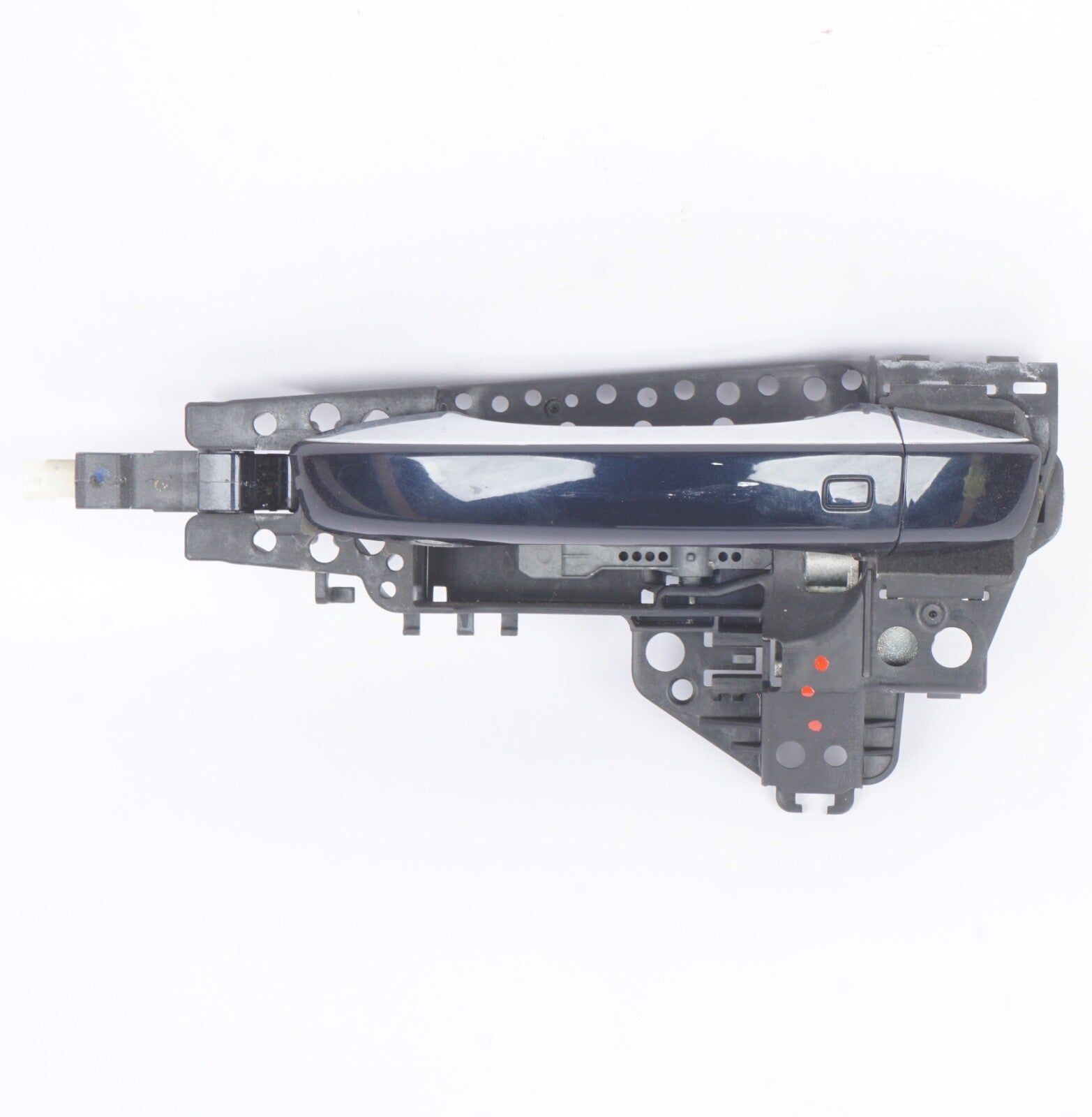 11-18 Audi A8 Rear Left Driver Side Exterior Door Handle Blue 4H0837885 OEM