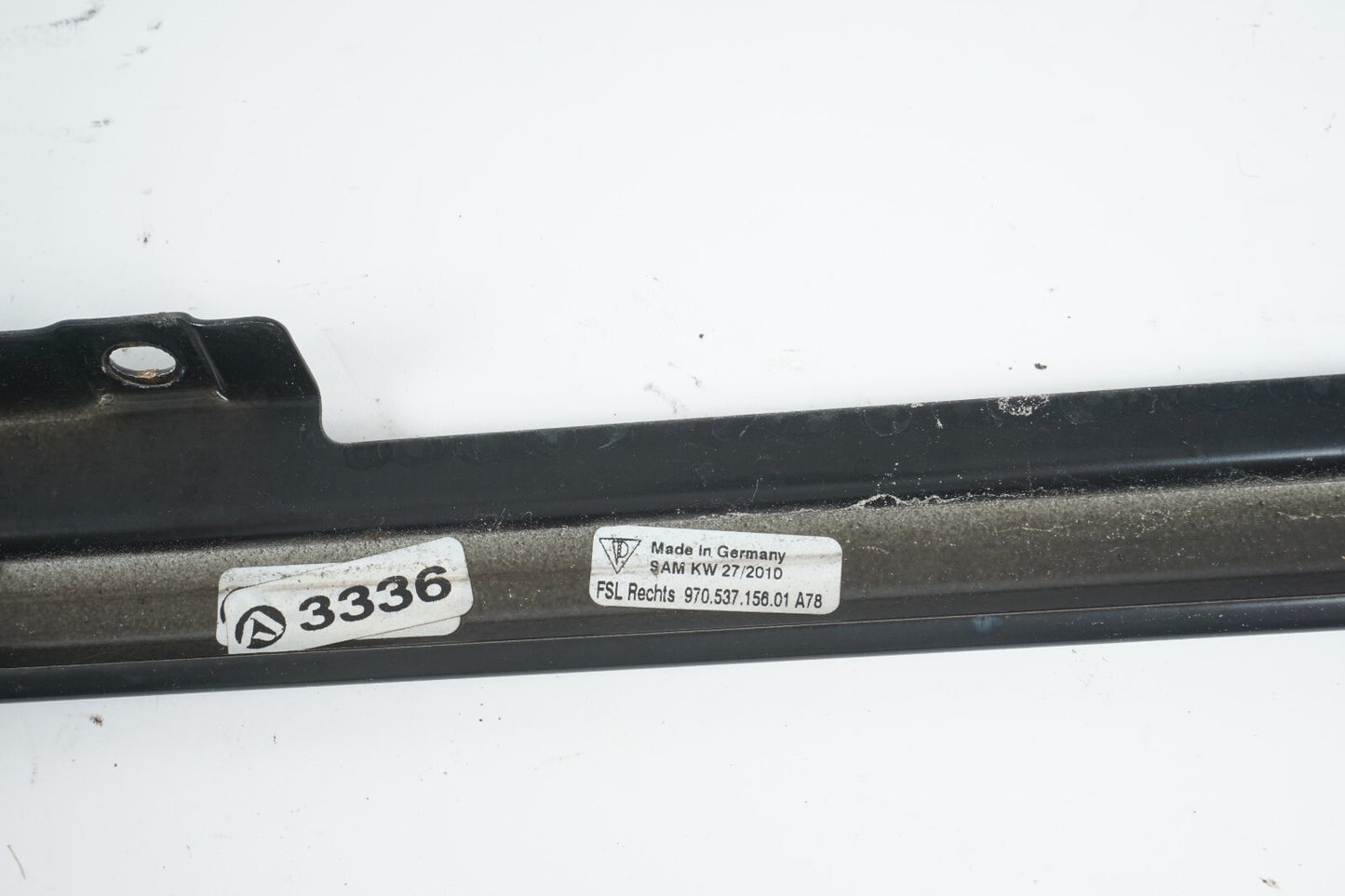 10 - 16 PORSCHE PANAMERA FRONT DOOR WINDOW BELT MOLDING LEFT & RIGHT OEM