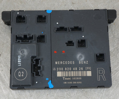 2003-2008 Mercedes Sl550 Sl500 R230 Right Side Door Control Module 2308204826