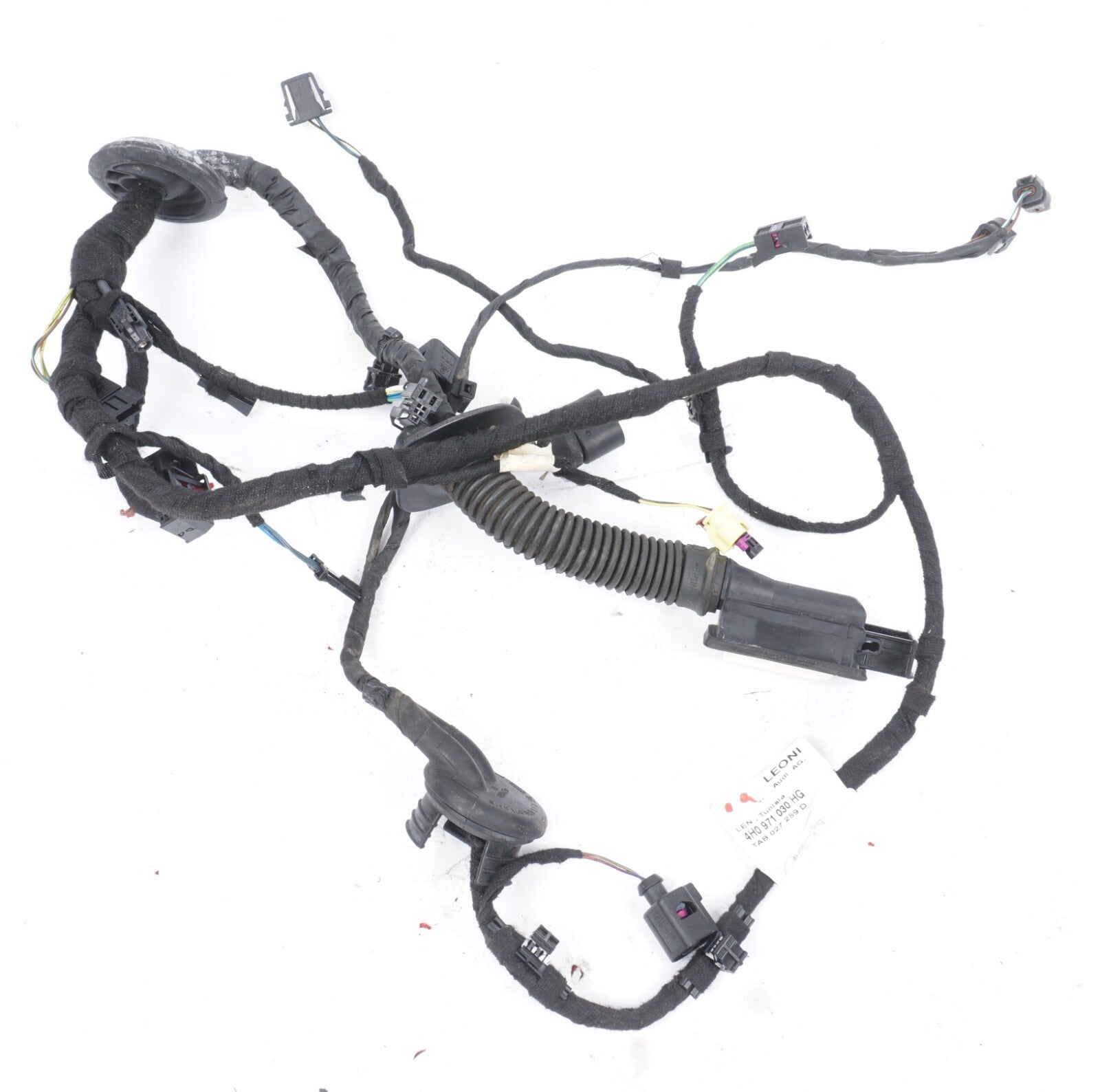 2013 - 2017 Audi A8L A8 Door Wire Harness Front Right Passenger Side OEM