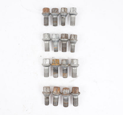 2008-2014 Mercedes W204 C300 C250 C350 WHEEL LUG NUT BOLTS SET OF 16 OEM