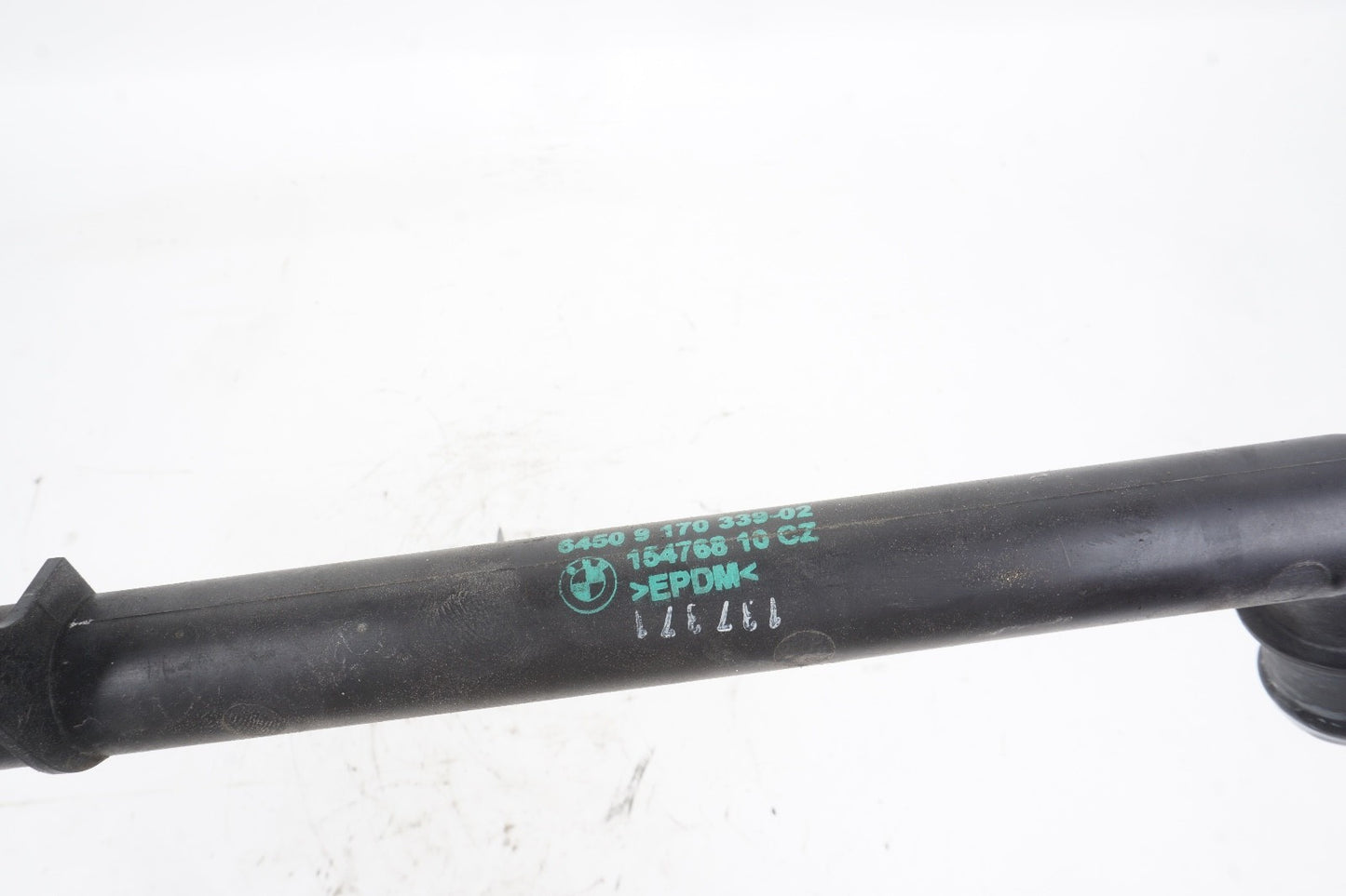 2012-2018 BMW F06 650i RWD 4.4 V8 Radiator Water Hose Return Pipe 9170339-02 OEM