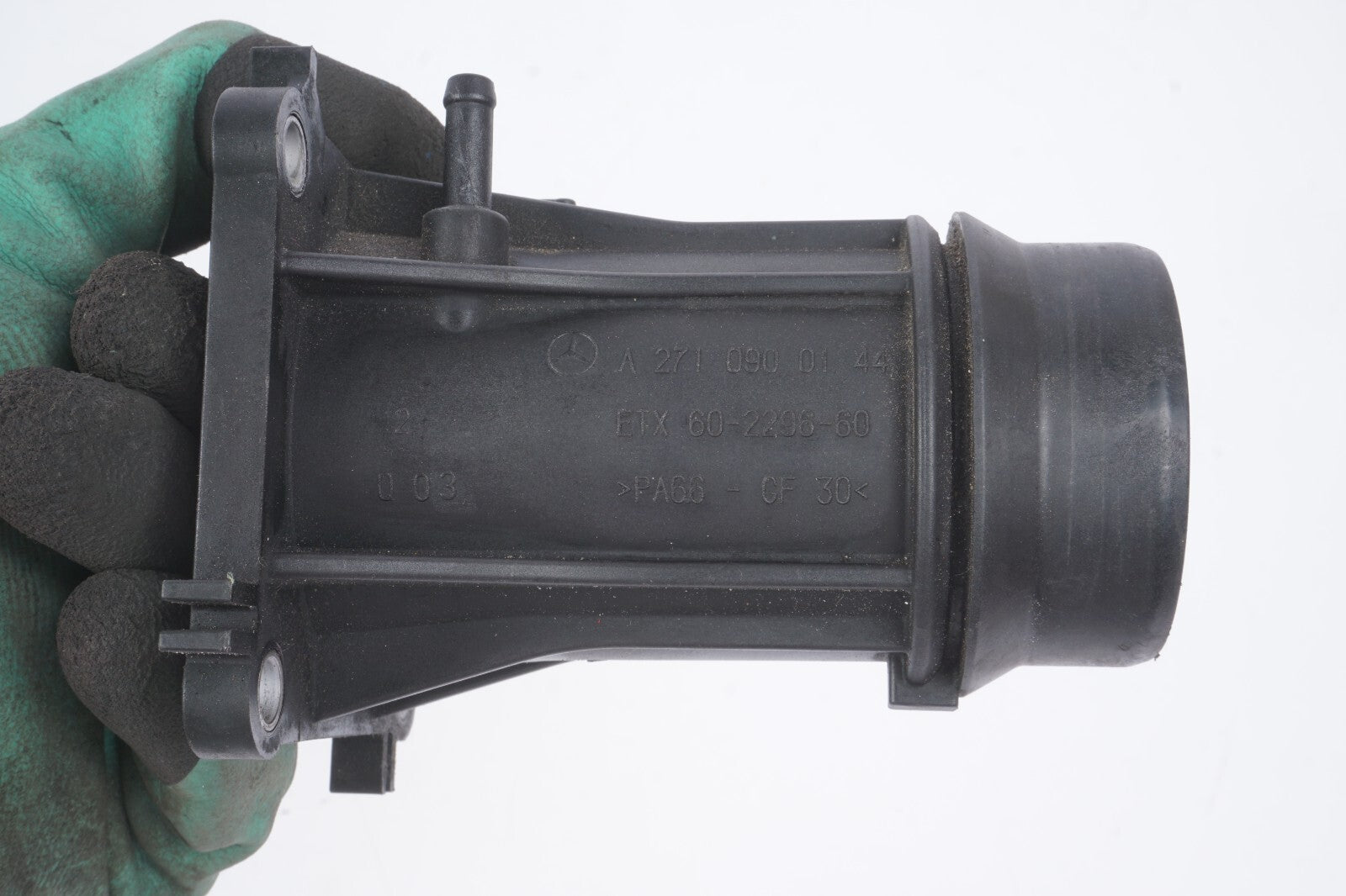 12-14 Mercedes W204 C250 Air Intake Pipe Hose w/ Pressure Sensor 2710900144 OEM