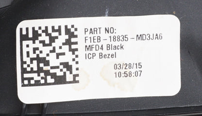 16 17 18 FORD FOCUS DASH CENTER SURROUND TRIM BEZEL F1EB-18835 OEM