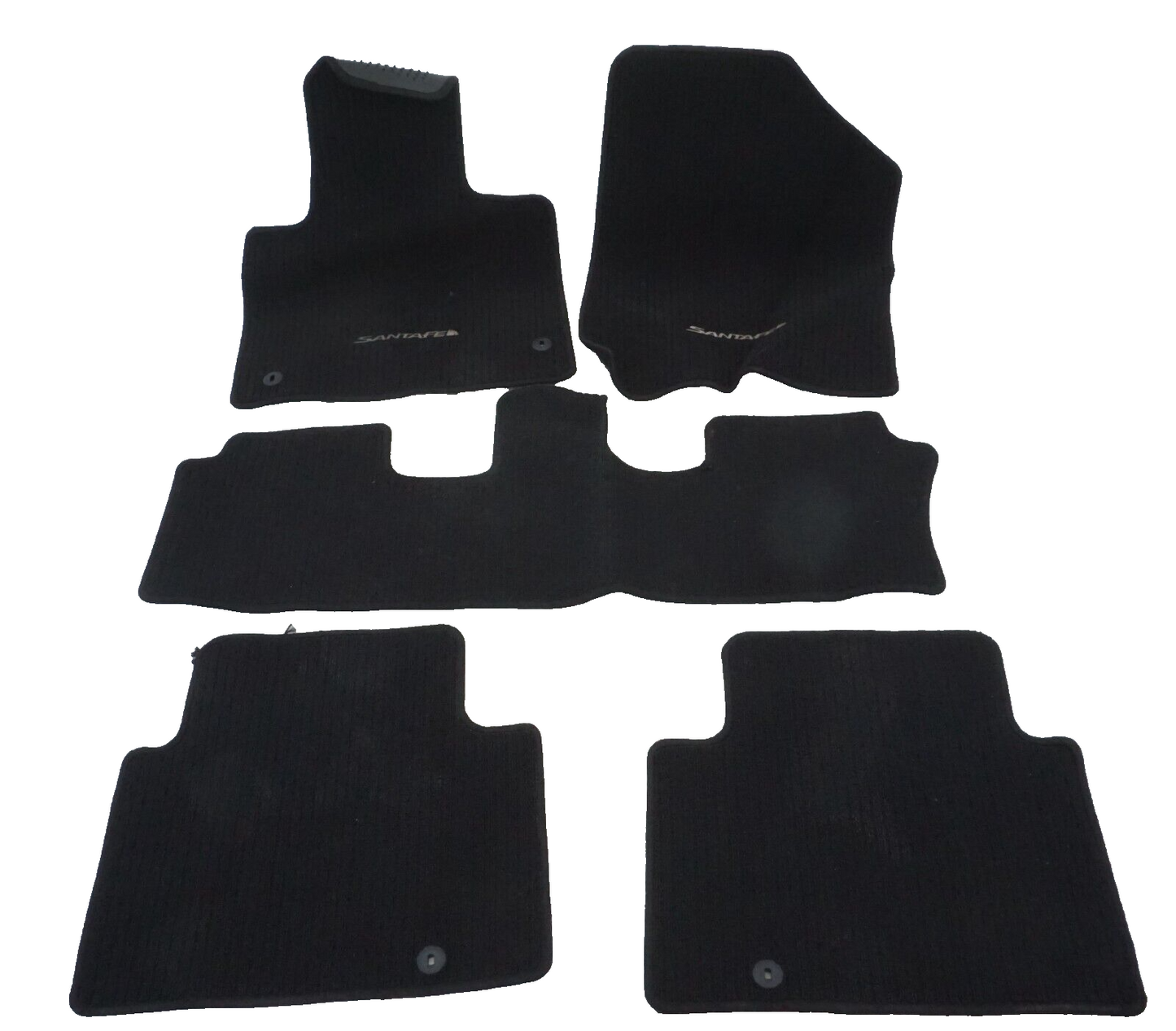 2013-2018 HYUNDAI SANTA FE FLOOR MAT CARPET FRONT & REAR SET OEM