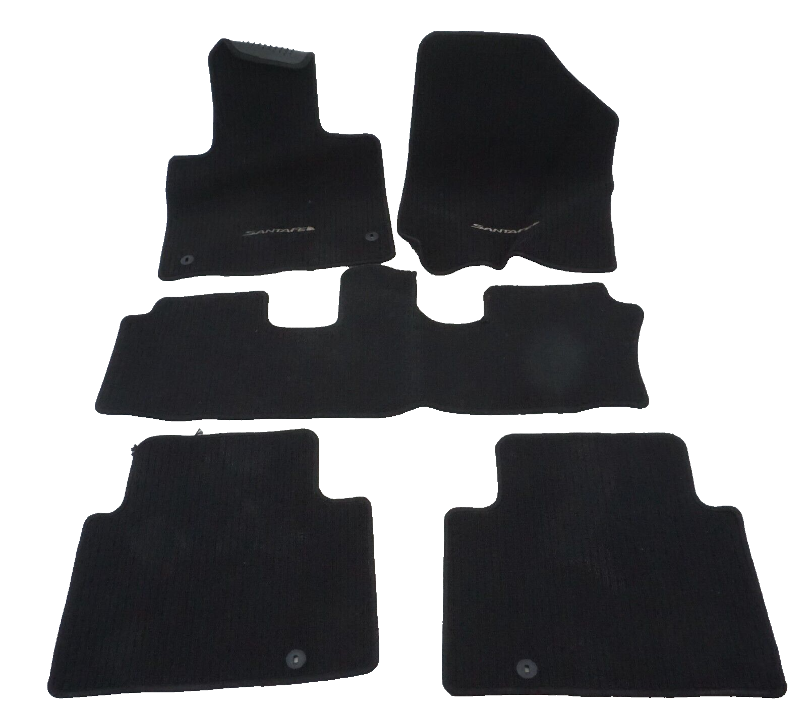 2013-2018 HYUNDAI SANTA FE FLOOR MAT CARPET FRONT & REAR SET OEM