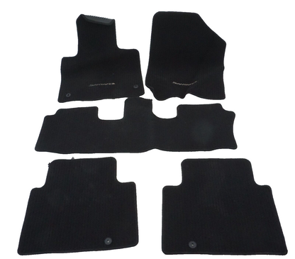 2013-2018 HYUNDAI SANTA FE FLOOR MAT CARPET FRONT & REAR SET OEM