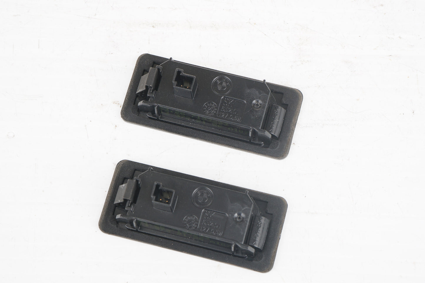 2014 - 2016 BMW 428i F32 COUPE REAR LICENSE PLATE LIGHT LAMP SET OF 2 OEM