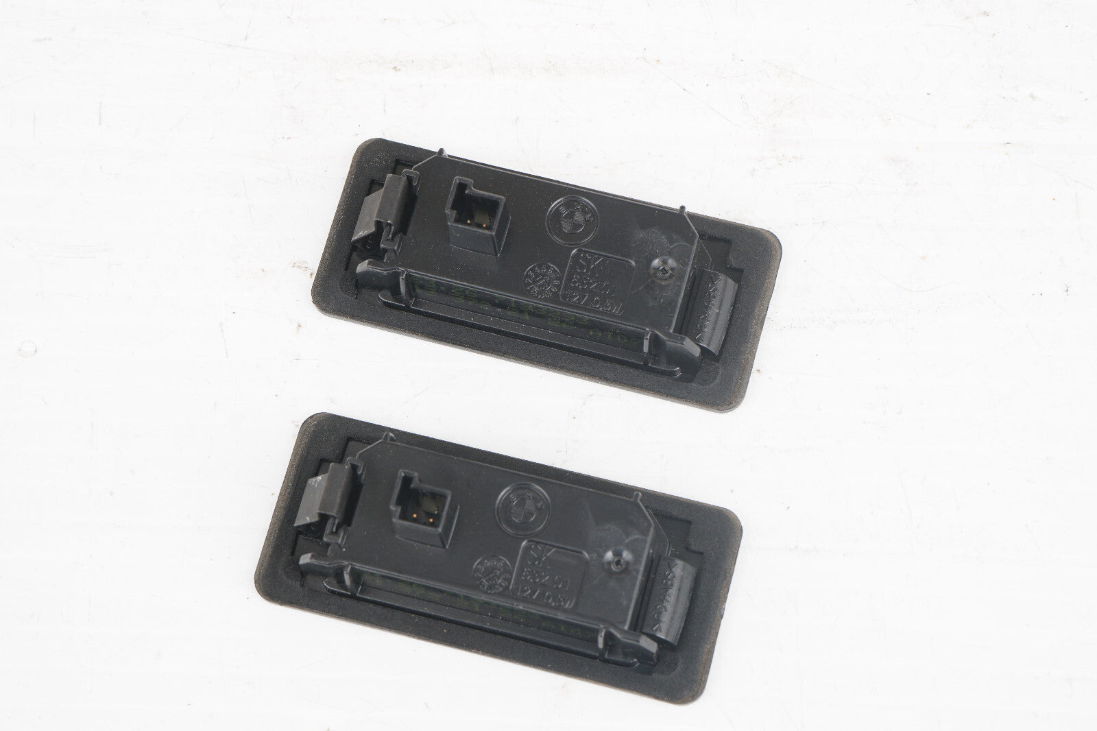 2014 - 2016 BMW 428i F32 COUPE REAR LICENSE PLATE LIGHT LAMP SET OF 2 OEM