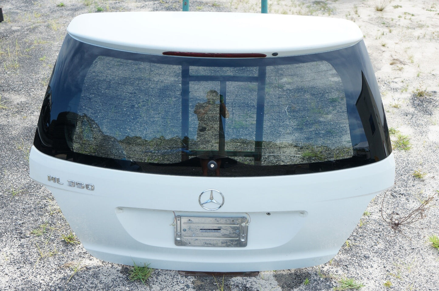 06-11 Mercedes W164 ML63 ML350 ML500 REAR TAILGATE LIFTGATE W/ GLASS SPOILER OEM