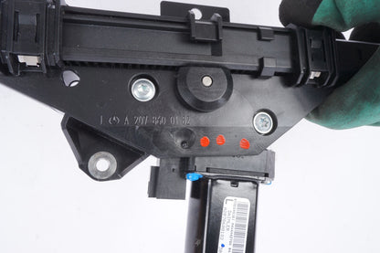 10-17 Mercedes W207 E550 E350 LEFT Side Seat Belt Feeder Motor Black OEM