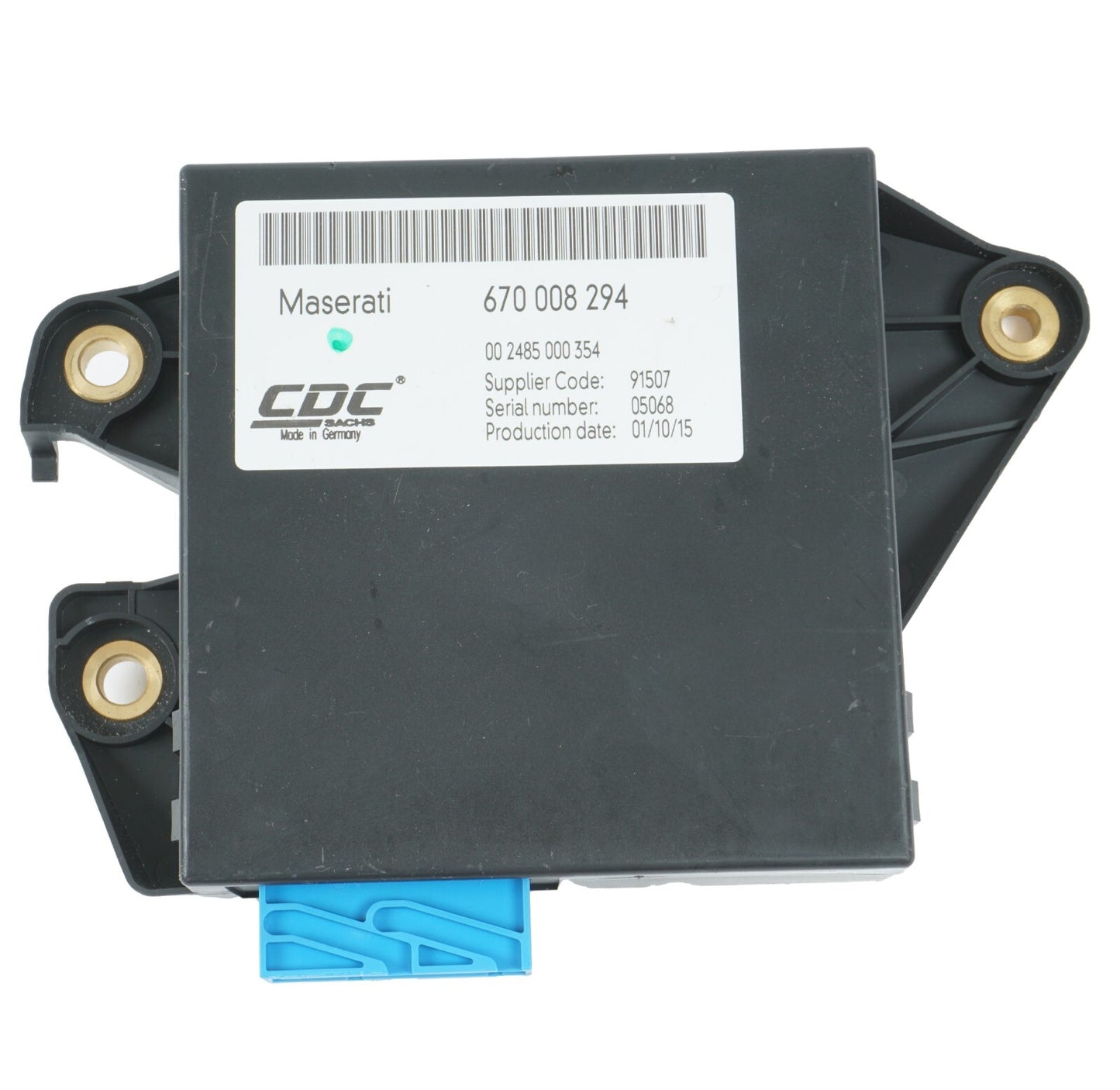 14-17 MASERATI QUATTROPORTE SUSPENSION CONTROL MODULE 670008294 OEM
