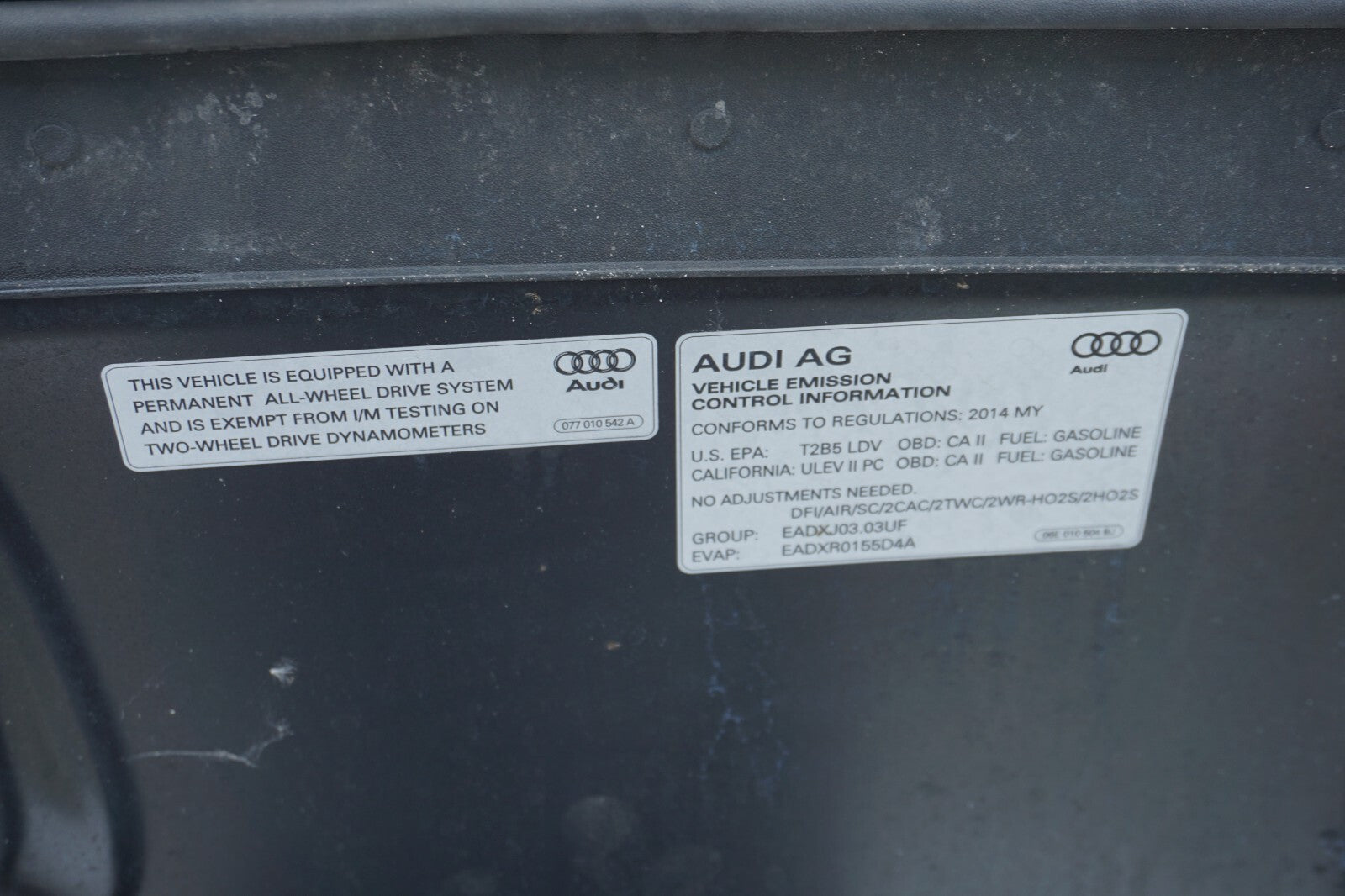 11 - 14 AUDI A8 A8L HOOD BONNET   OEM
