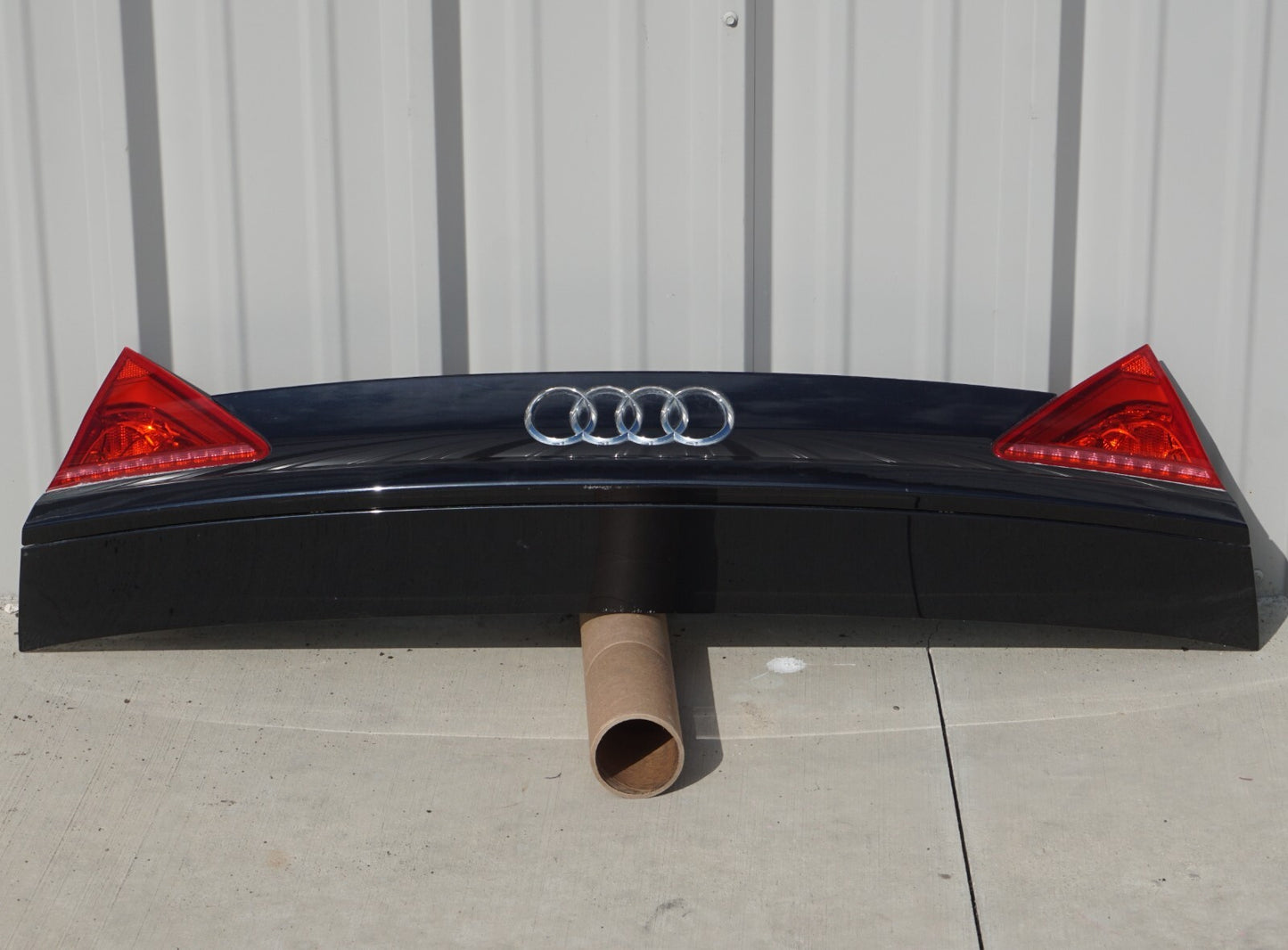 2012 - 2017 AUDI S7 A7 Rear Trunk Lid Spoiler Mount w/ Tail Light OEM