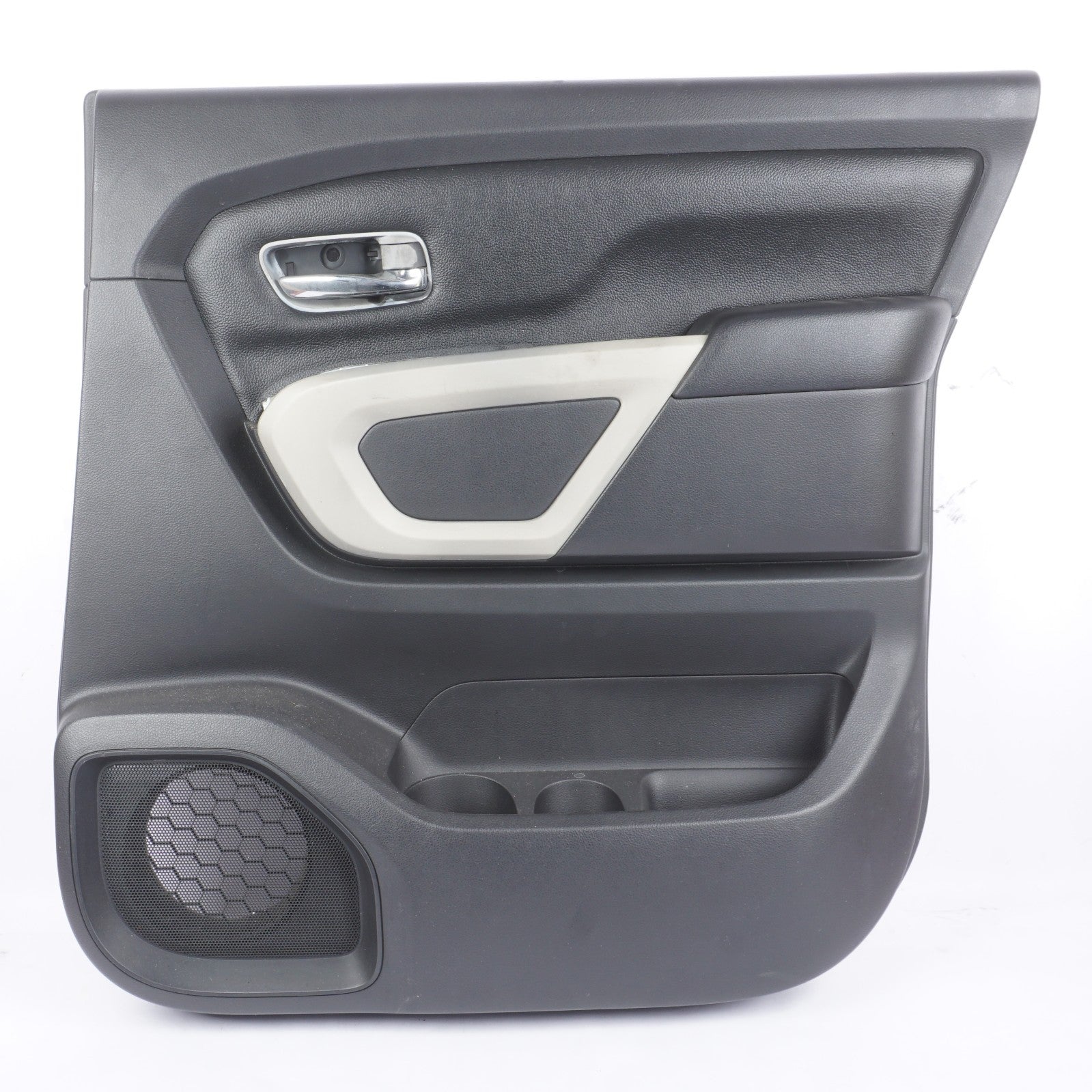2019 - 2021 NISSAN TITAN REAR RIGHT SIDE DOOR TRIM COVER PANEL BLACK OEM