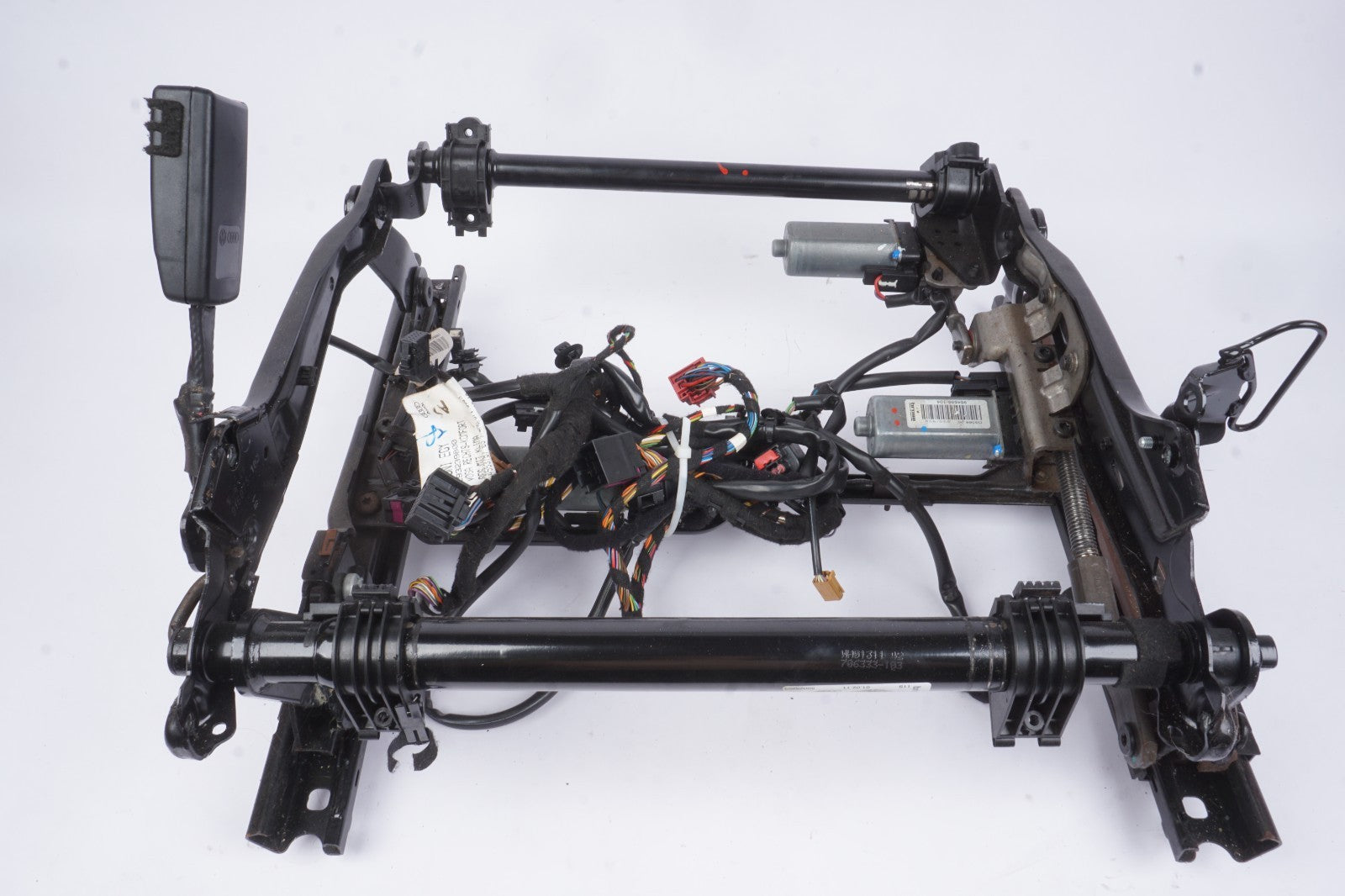 2011 - 2017 Audi A8 Front Right Driver Seat Lower Track Frame W/ Motors OEM