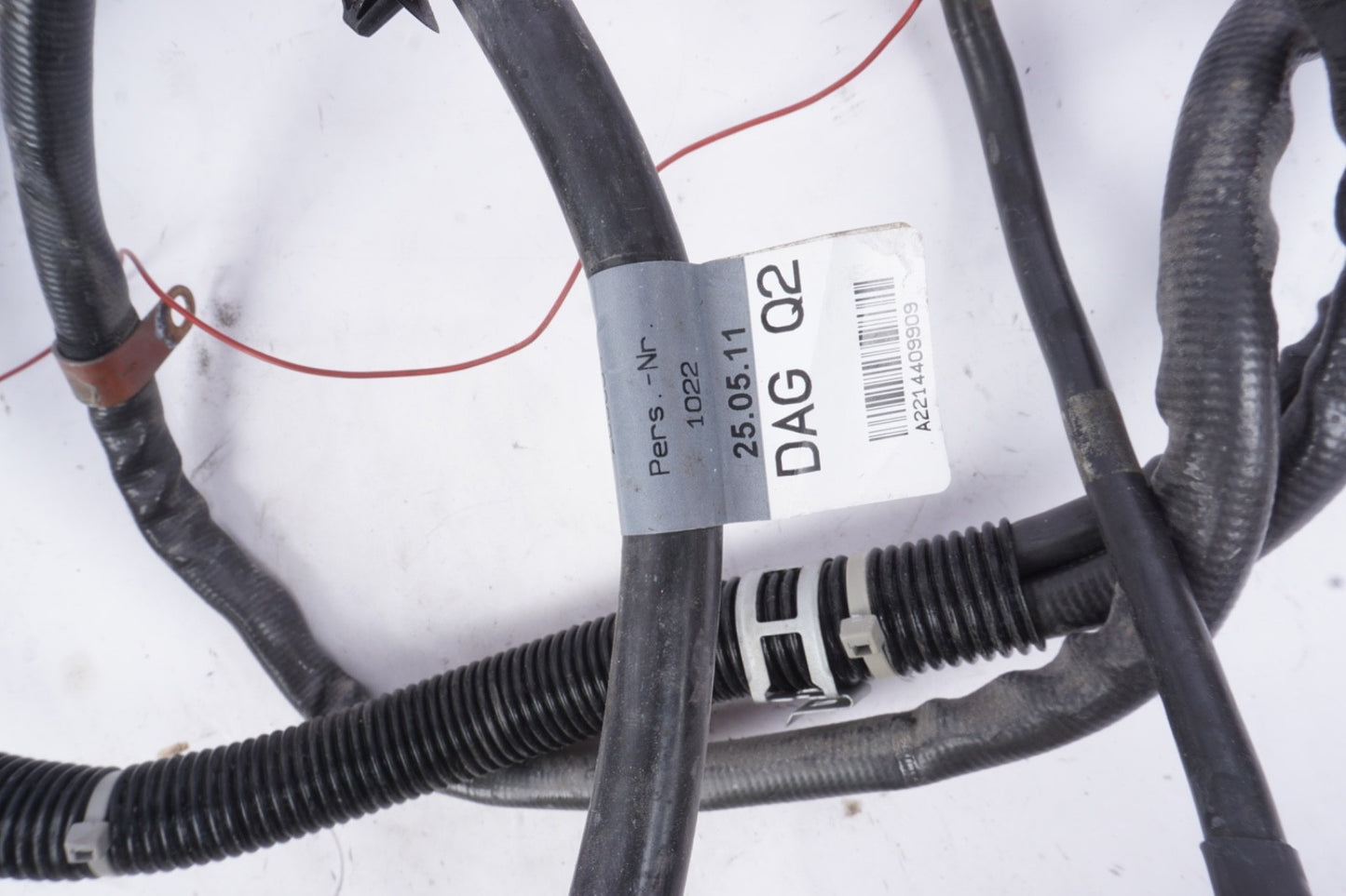 2012-2013 mercedes w221 s550 4.7 battery starter alternator cable harness wire