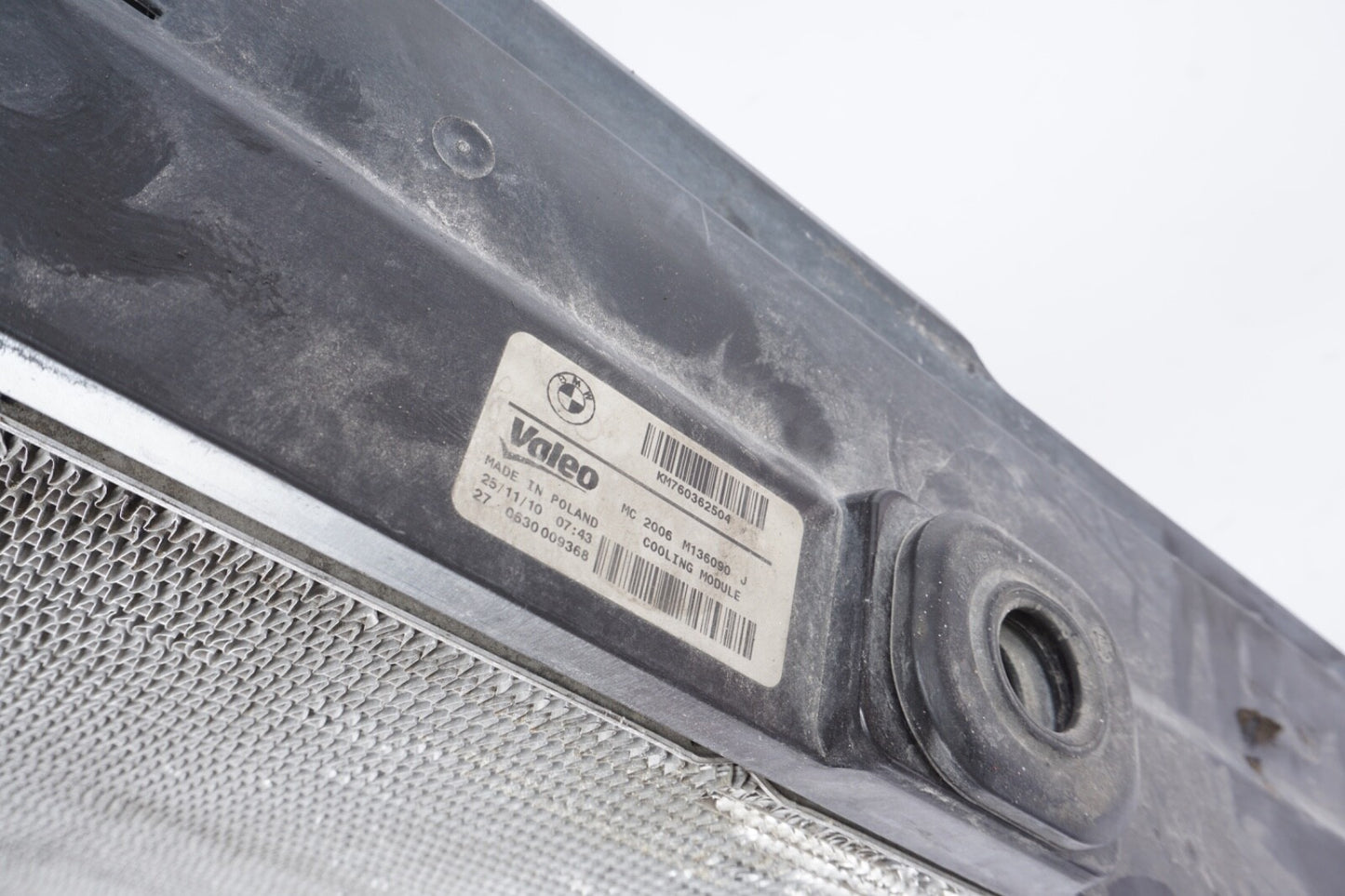 2011 to 2016 BMW 550I 650I 4.4L Radiator AC Condenser Cooling