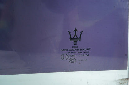 2014 - 2022 Maserati Ghibli Rear Right Side Door Window Glass