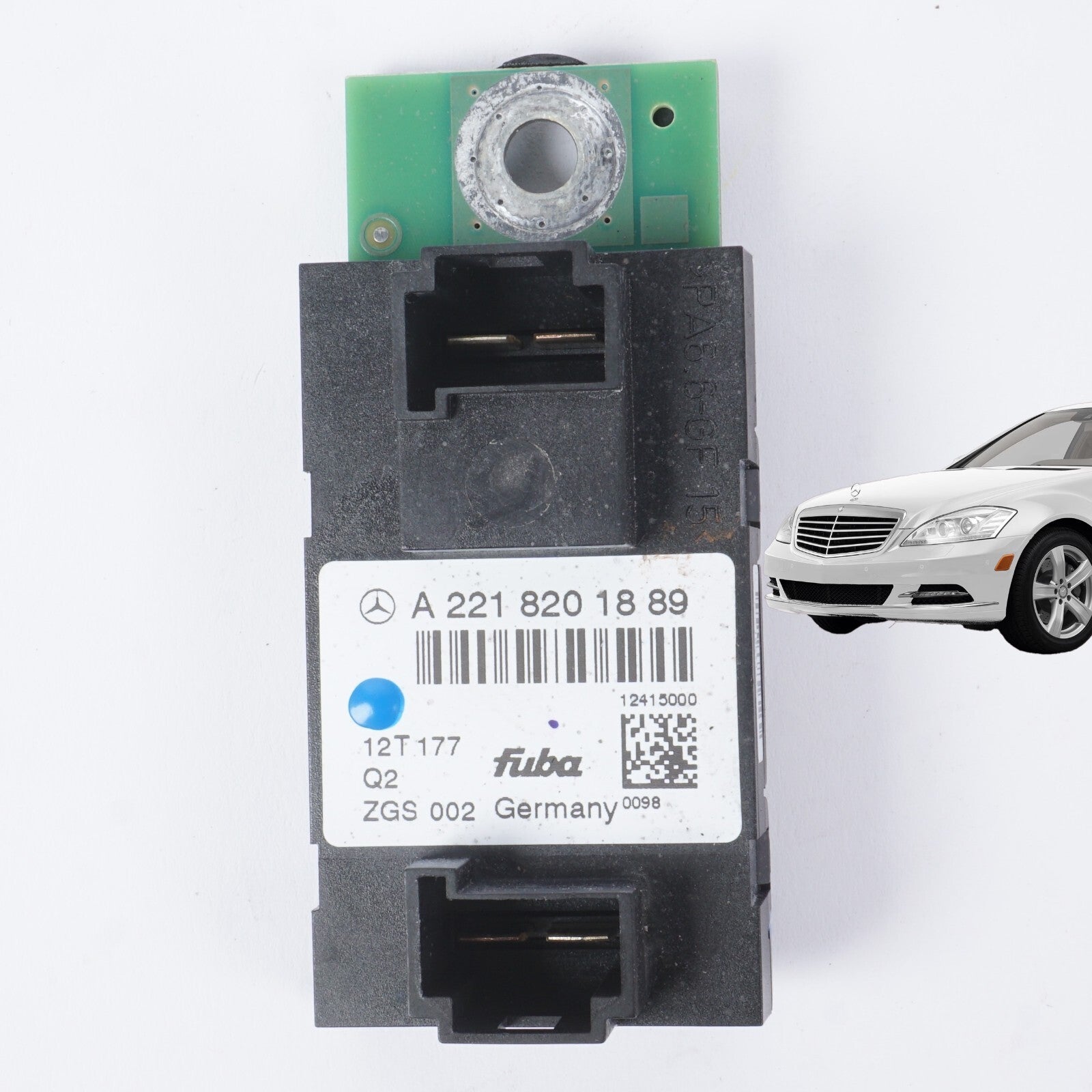 07-14 Mercedes W221 S550 Parasitic Stopper Antenna Module 2218201889 OEM