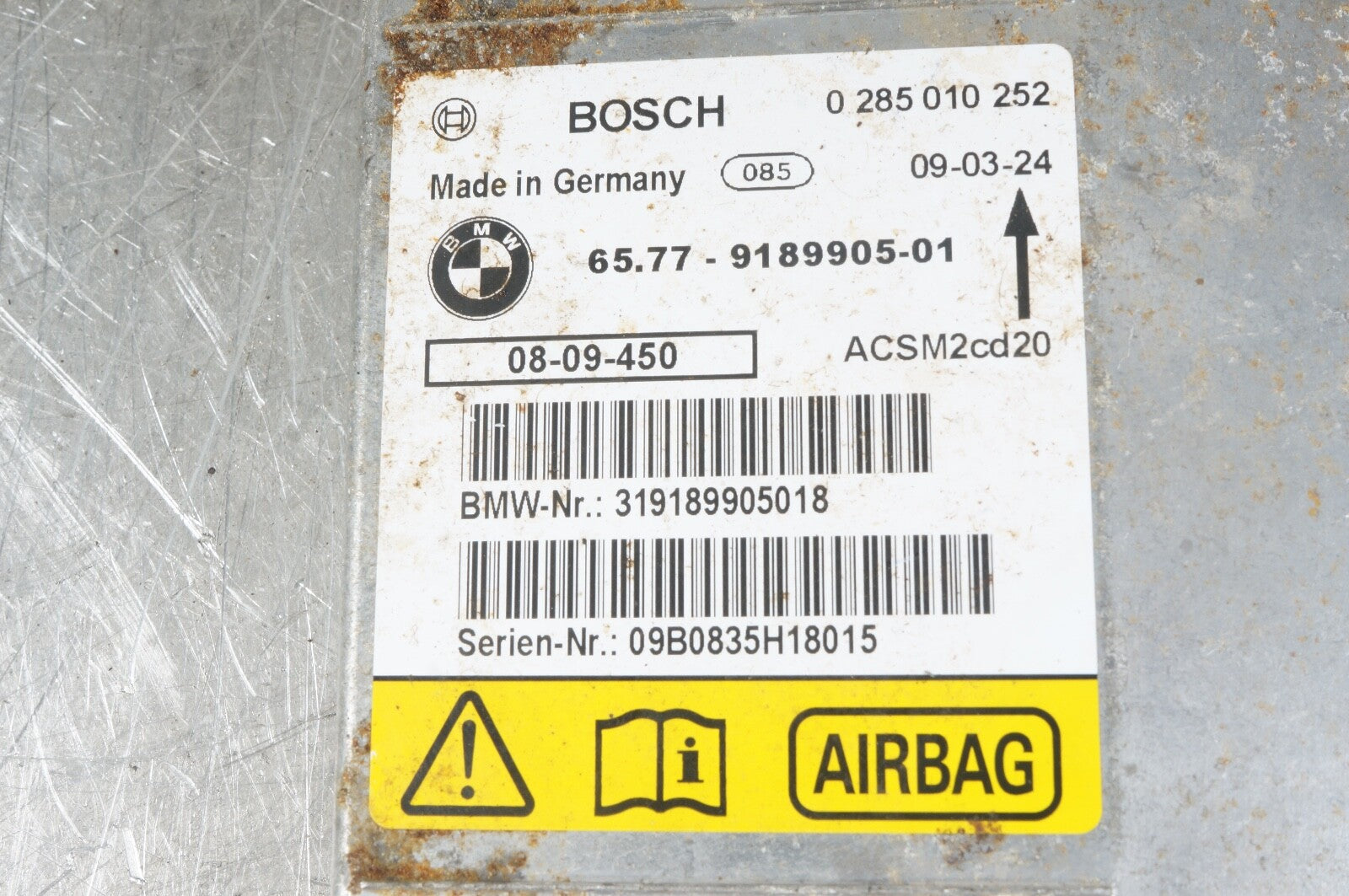 BMW E88 E84 E70 E71 1 X1 X5 X6 series ECU CONTROL MODULE 9189905 0285010252