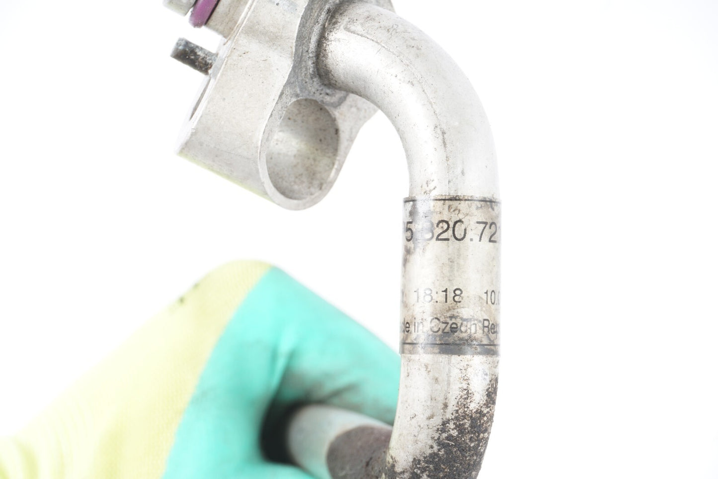 11-14 Porsche Cayenne 958 4.8l Ac Hose Line Pipe SET of 2 OEM