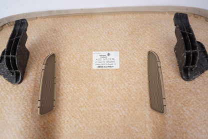 10-13 Mercedes W221 S550 Front Left / Right Side Seat Back Plate Cover Panel OEM
