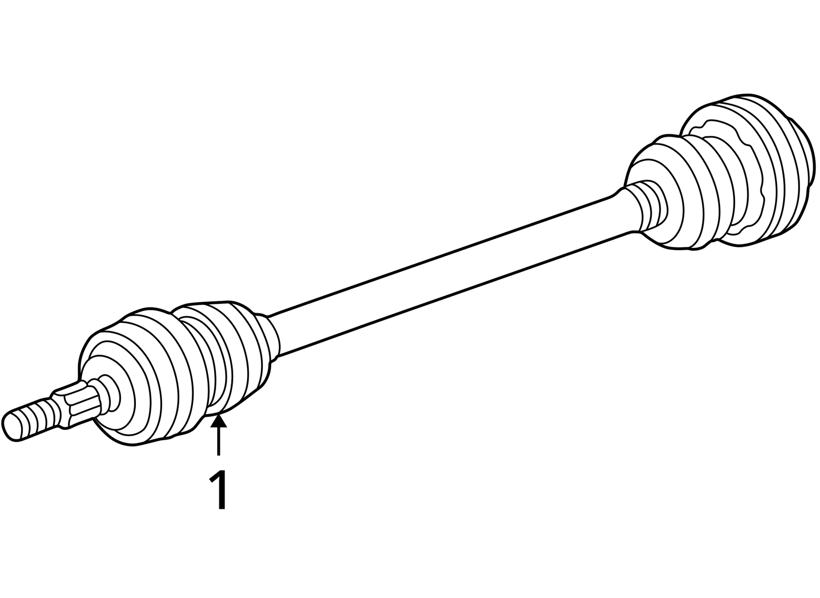 00-04 Porsche Boxster OEM RWD Rear Left *OR* Right Side Axle Shaft