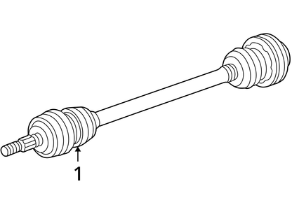 00-04 Porsche Boxster OEM RWD Rear Left *OR* Right Side Axle Shaft